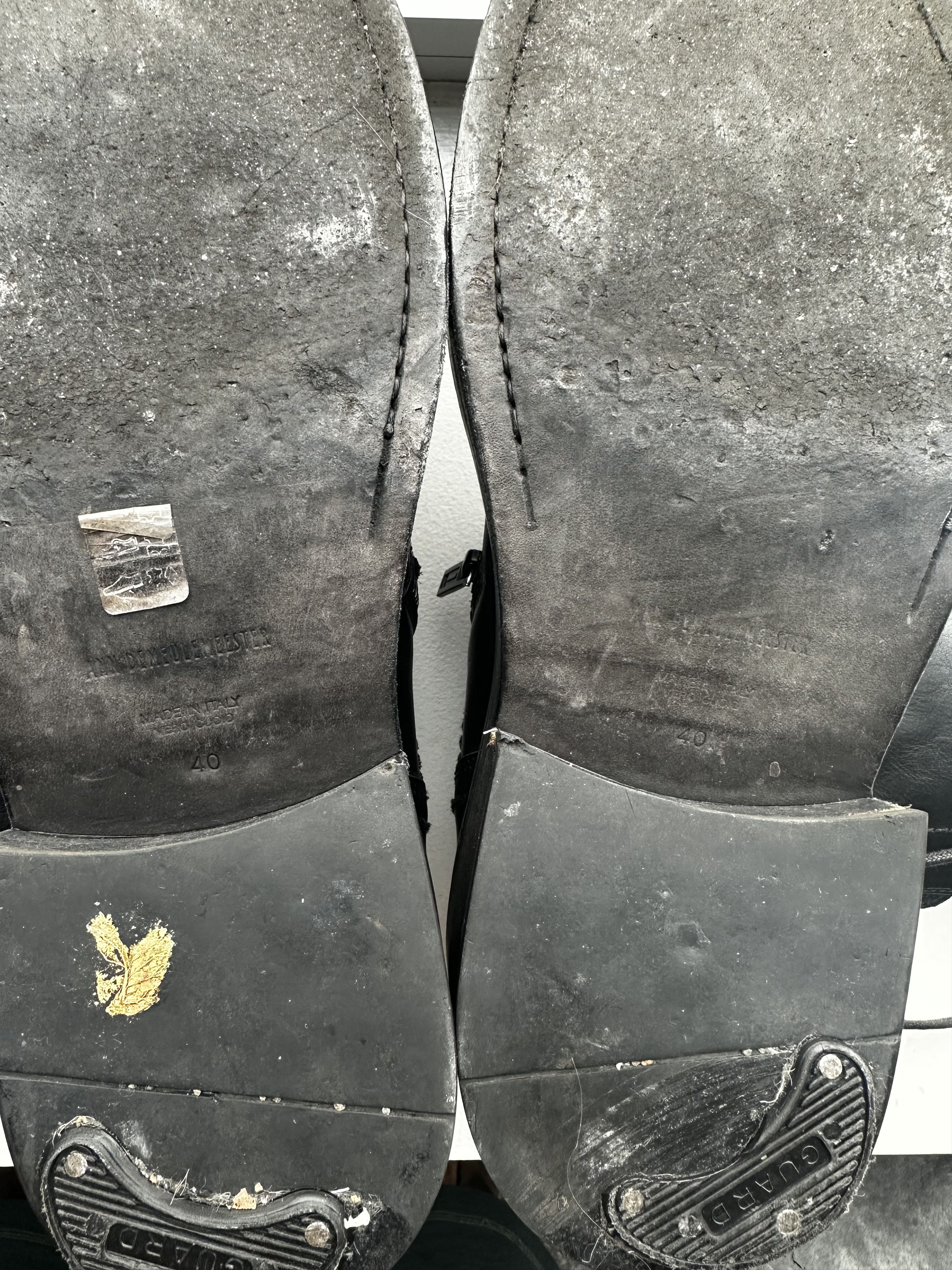 Ann Demeulemeester Ann Demeulemeester Henrica Vitello Mens Heel Boots EU40/US9 Size US 9 / EU 42 - 10 Thumbnail