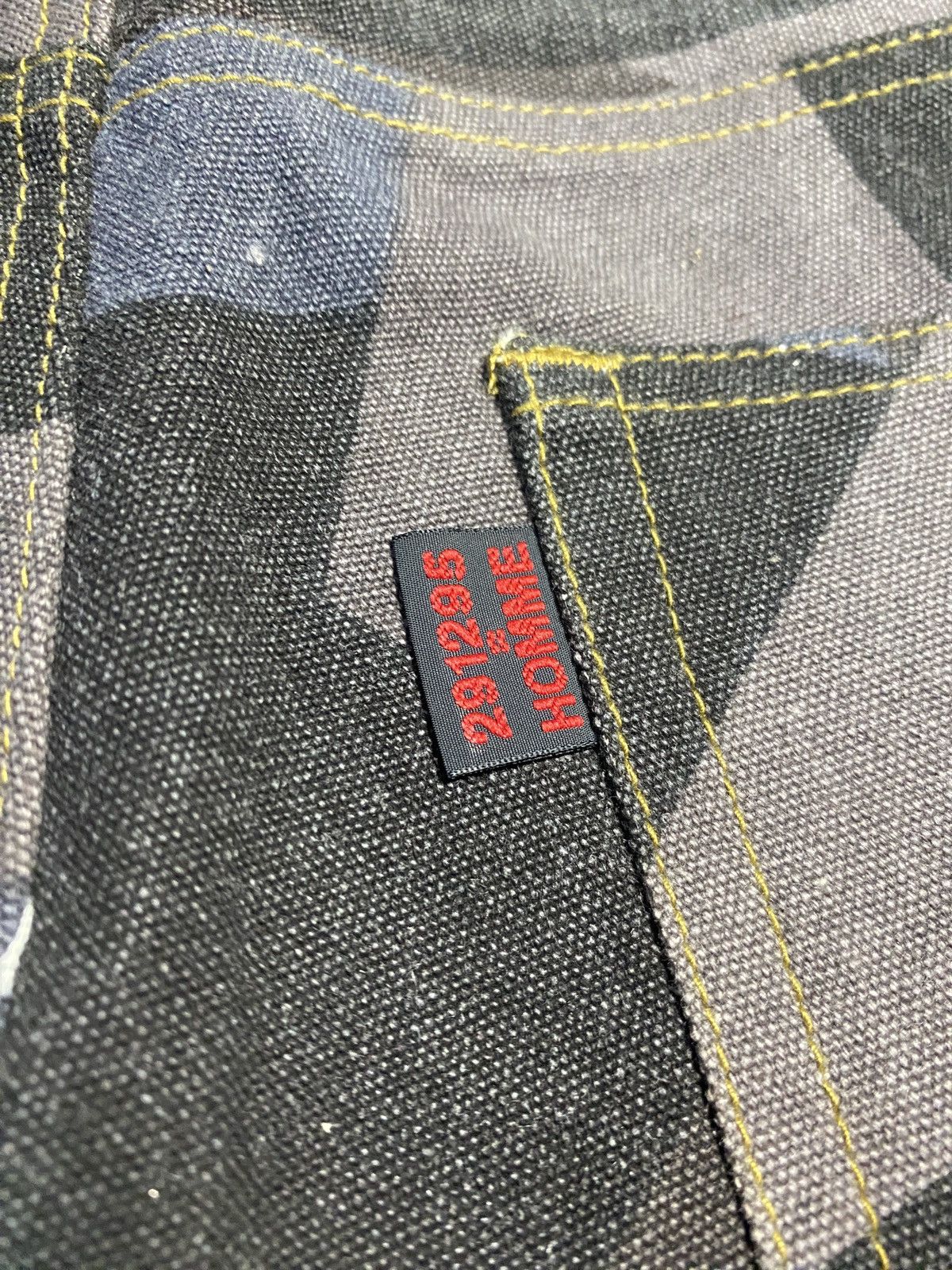 Designer × Japanese Brand 291295 Homme Camo Design Jeans Size US 32 / EU 48 - 8 Thumbnail