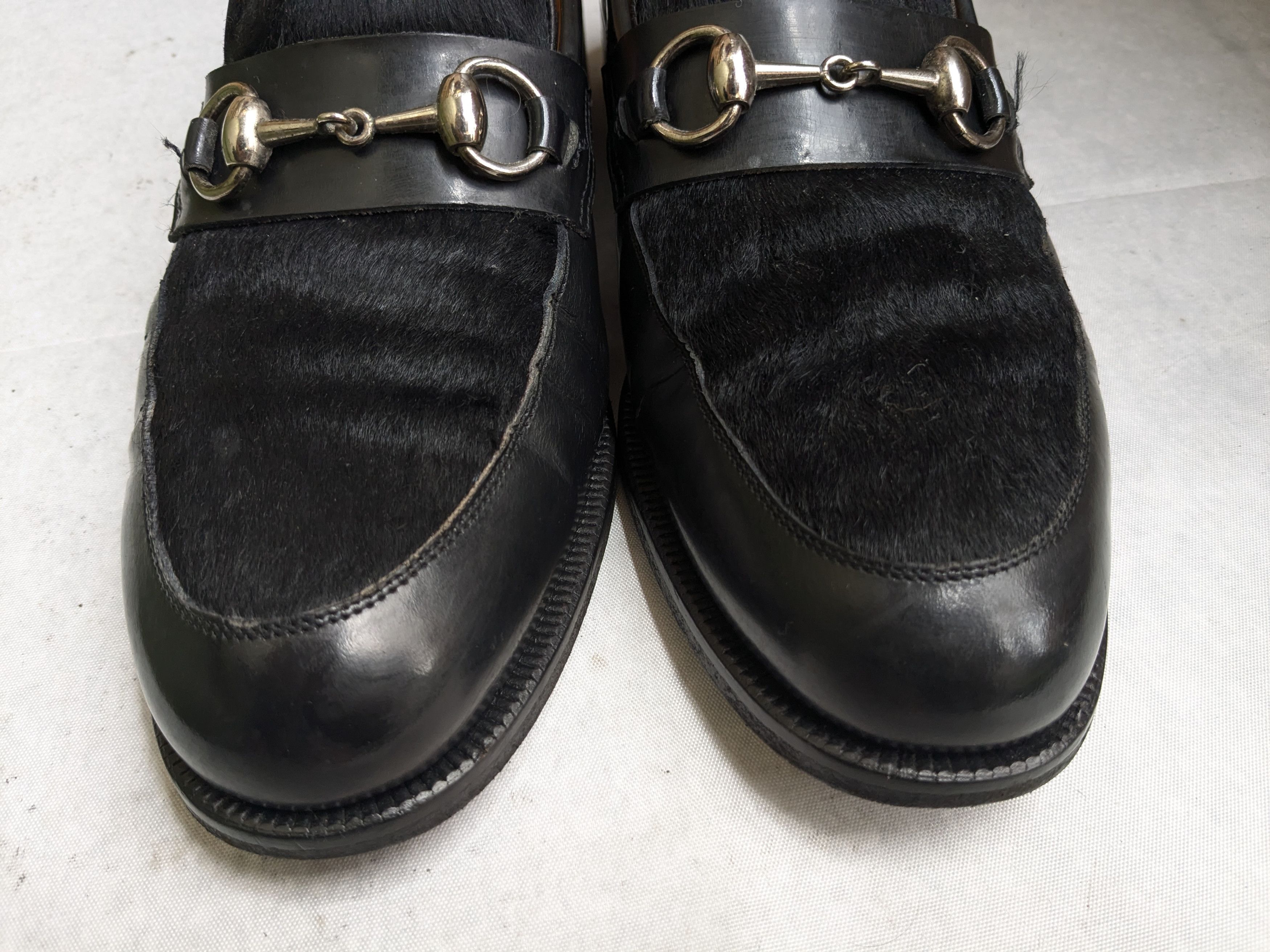 Gucci Gucci Horsebit Loafers Black 8.5 Leather Pony Hair Size US 8.5 / EU 41-42 - 4 Thumbnail