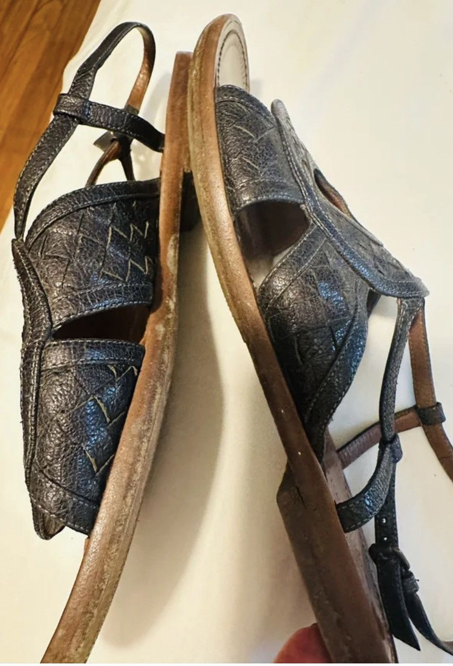 Bottega Veneta Bottega Veneta woven leather sandals Size US 10 / IT 40 - 4 Thumbnail