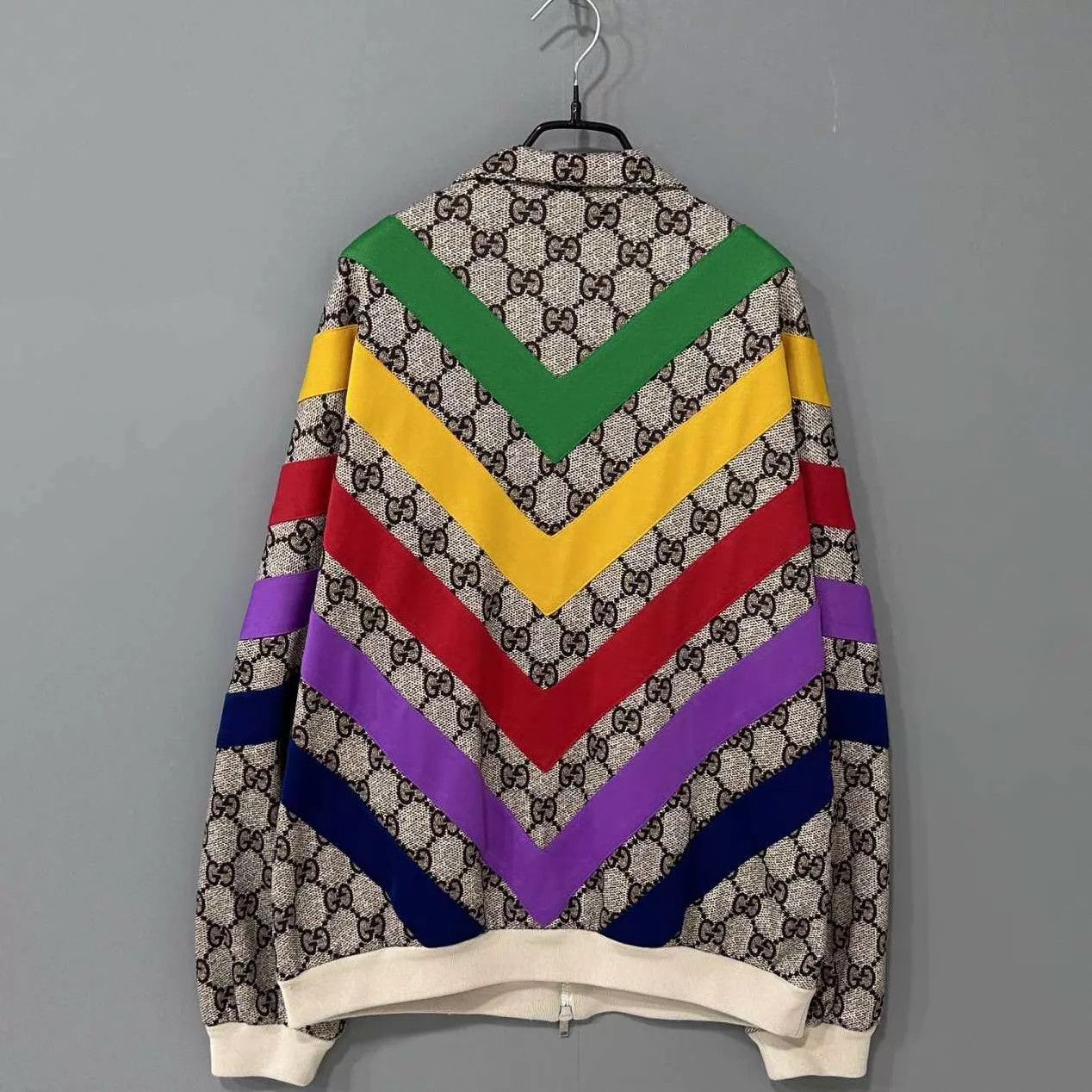 Gucci GUCCI GG multicolor stripe zip jacket size S Size US S / EU 44-46 / 1 - 3 Thumbnail