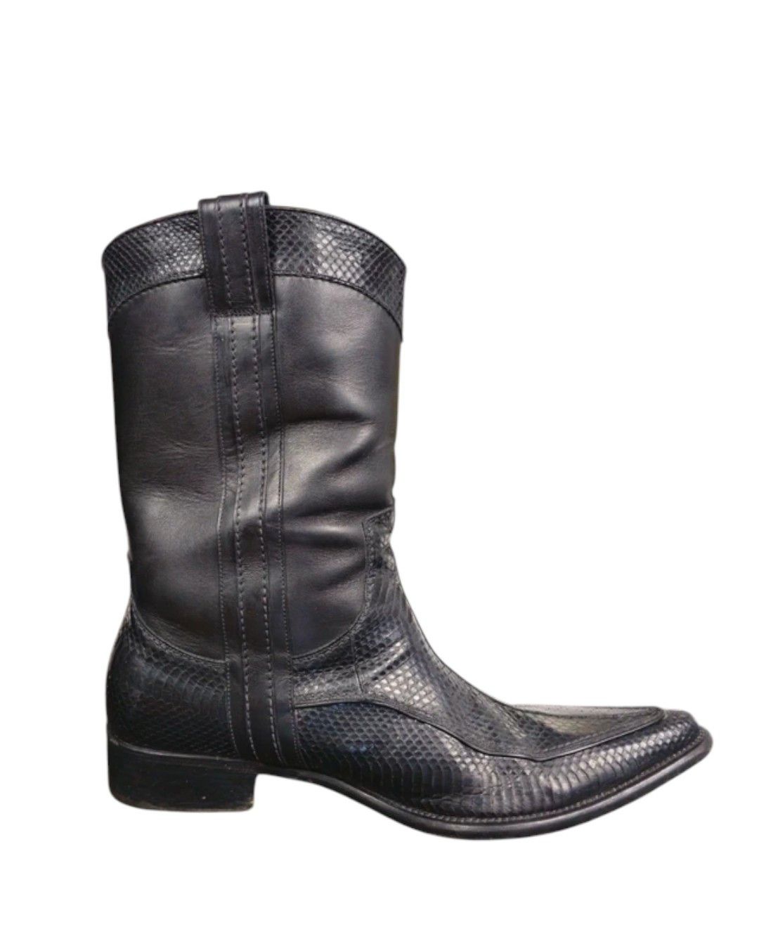 Dolce & Gabbana LIZARD SKIN COWBOY LEATHER BOOTS Size US 10 / EU 43 - 5 Thumbnail