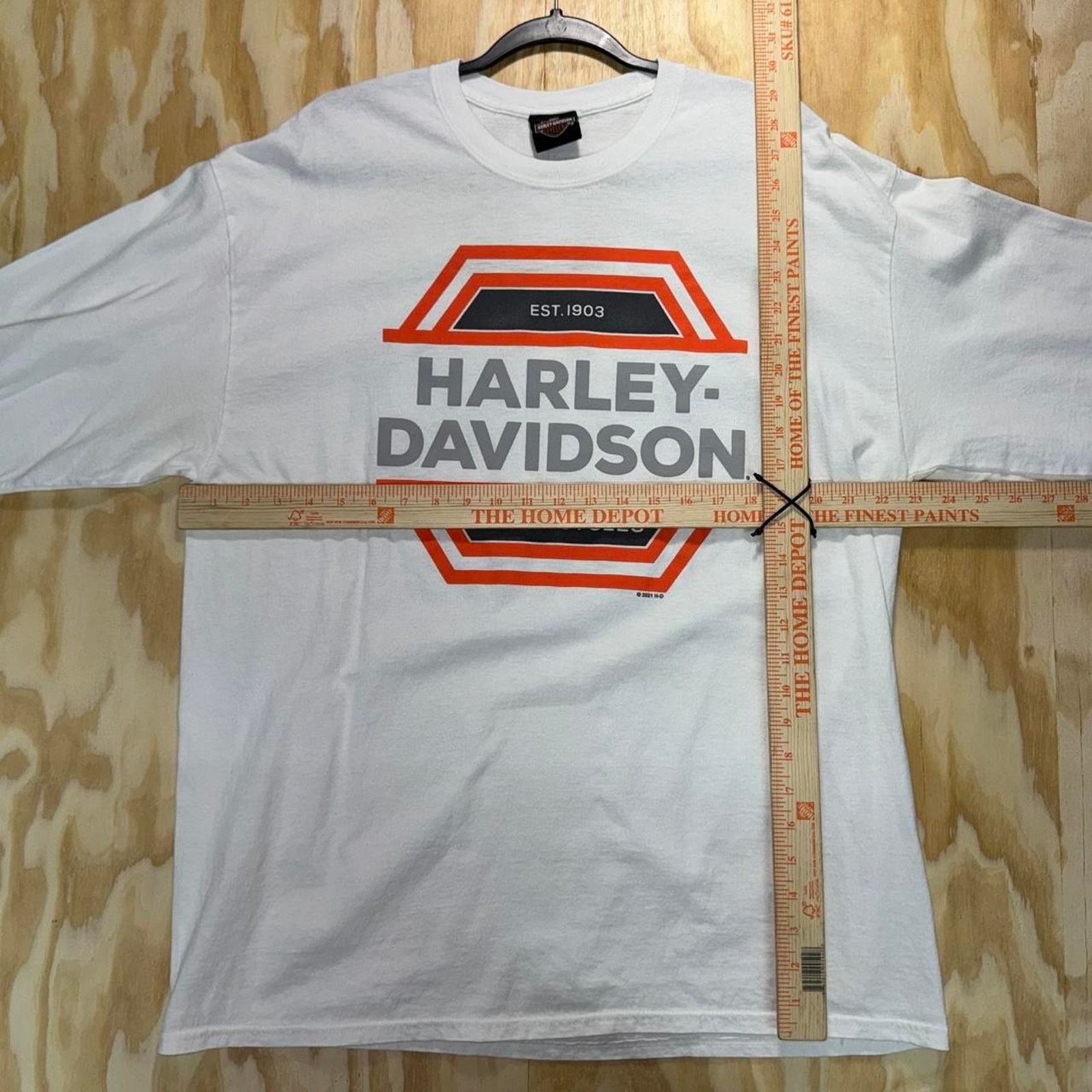 Harley Davidson Harley davidson highway 132 motorcycle modesto L/S t-shirt Size US XXL / EU 58 / 5 - 4 Thumbnail