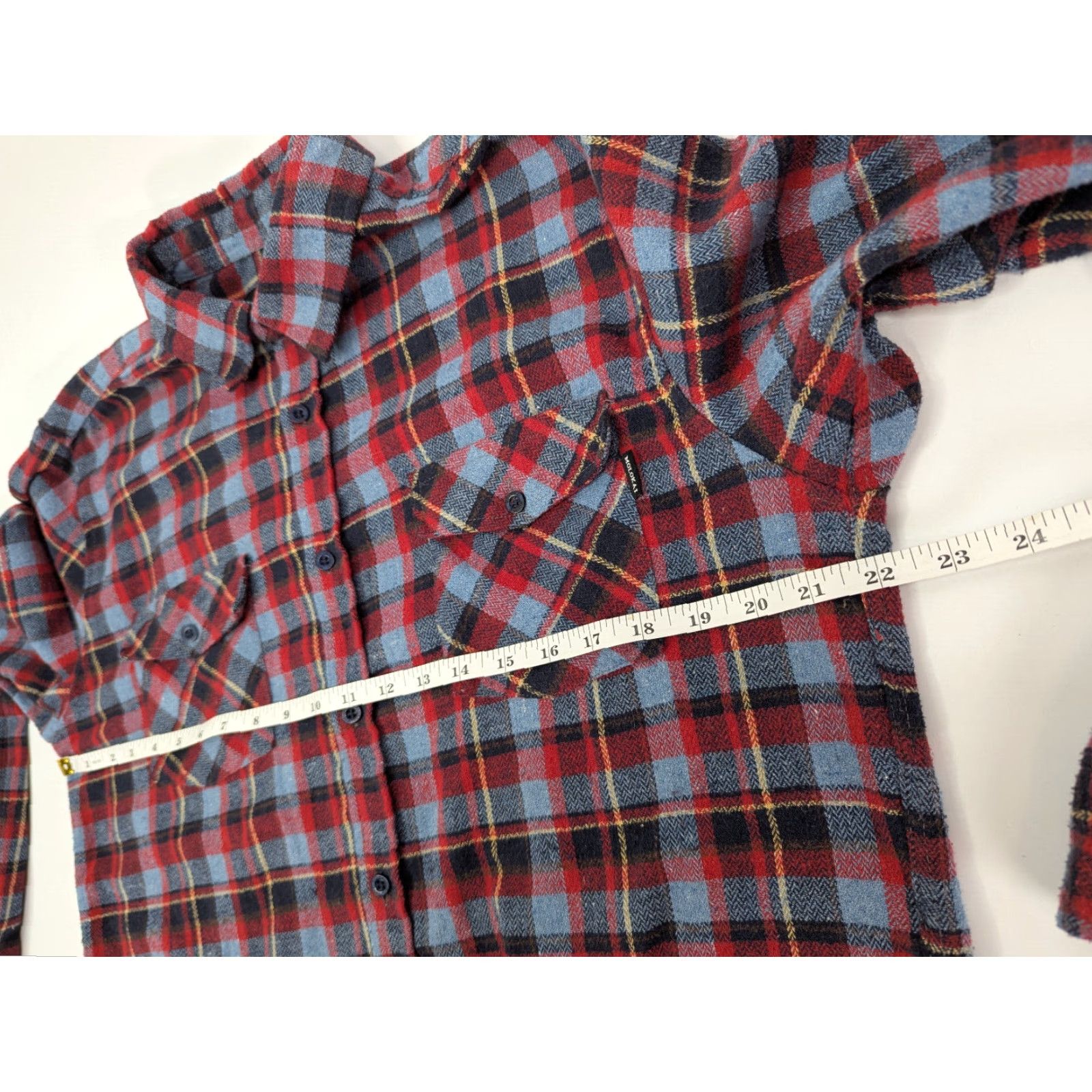 CO Molokai Surf Co Shirt Mens Medium Long Sleeve Button Up Flannel Red Plaid Pocket Classic Colorful Outdoor Surfer Size US M / EU 48-50 / 2 - 6 Thumbnail