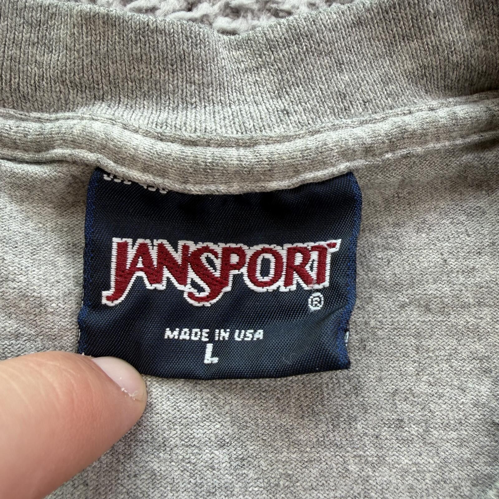 Jansport Vintage Notre Dame T Shirt JanSport Made In USA Grey L 90s Size US L / EU 52-54 / 3 - 4 Thumbnail