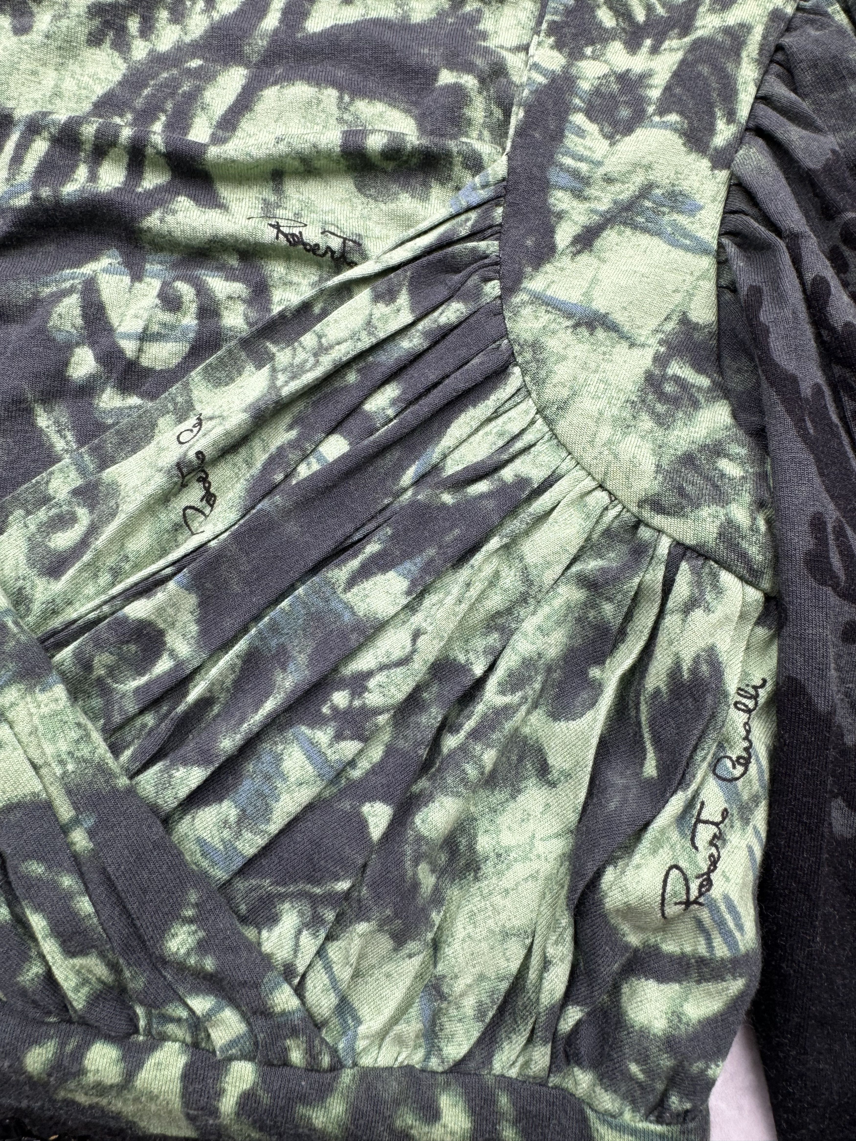Just Cavalli × Roberto Cavalli × Vintage Roberto Cavalli Vintage Printed Mini Dress Size S / US 4 / IT 40 - 6 Thumbnail