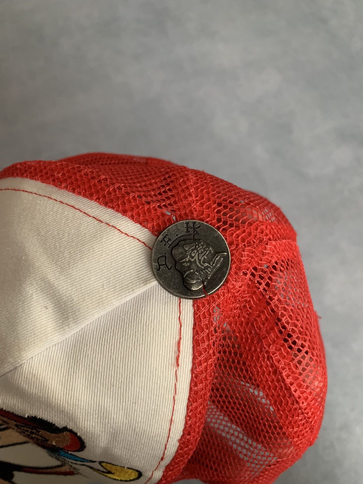 Christian Audigier × Ed Hardy × Vintage Vintage Ed Hardy Love Kills Slowly Trucker Hat Cap Mesh Y2K Size ONE SIZE - 7 Thumbnail
