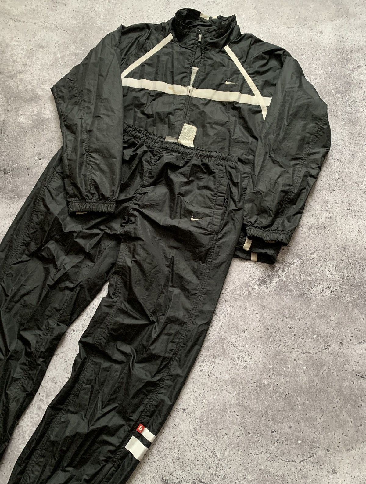 Nike 🔥VINTAGE 00’s NIKE DRILL TRACK SUIT Size US 34 / EU 50 - 4 Thumbnail