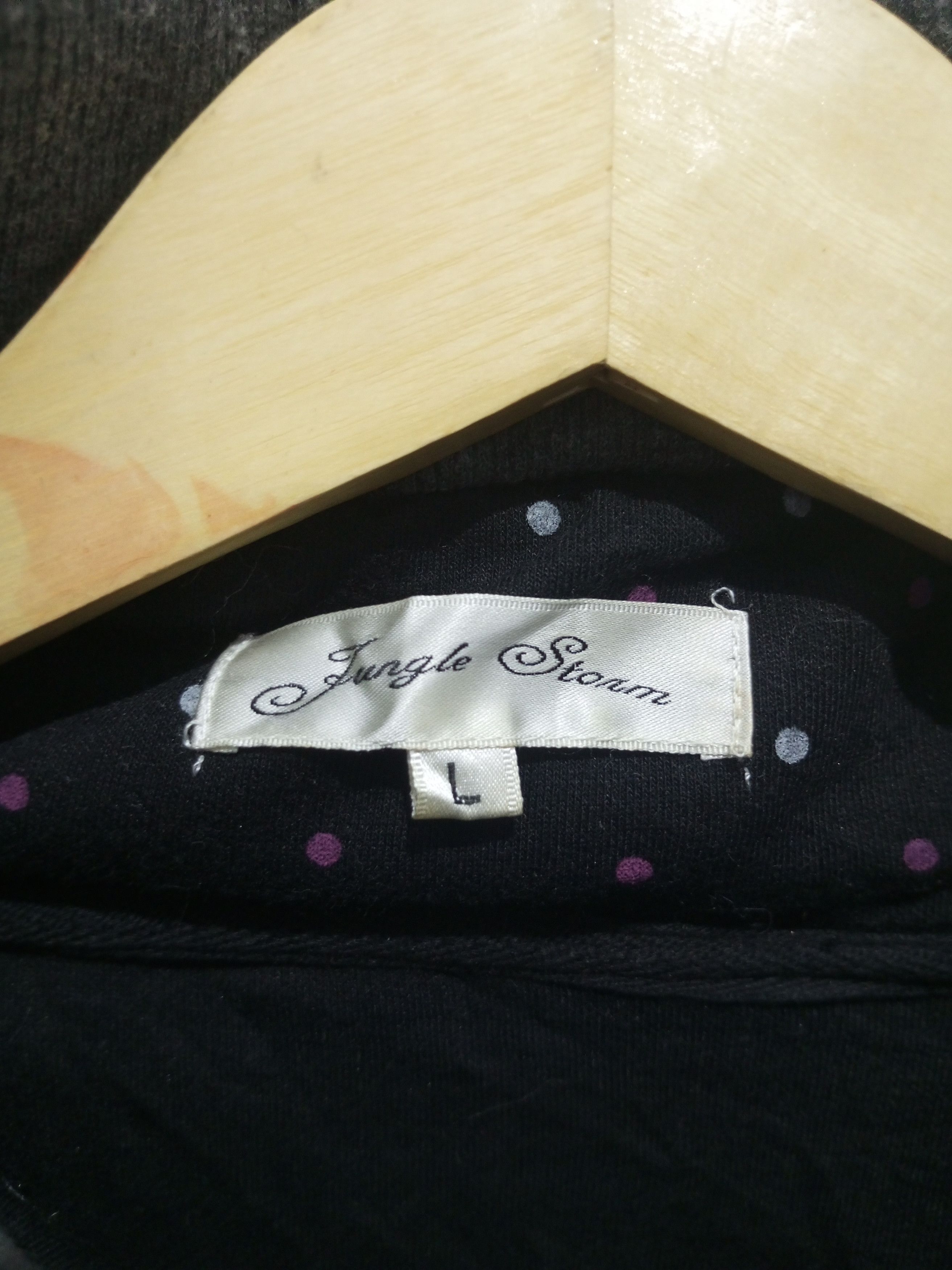 If Six Was Nine × Japanese Brand × Le Grande Bleu (L.G.B.) Vintage Jungle srtoom polka bono hoodie Size US L / EU 52-54 / 3 - 12 Thumbnail