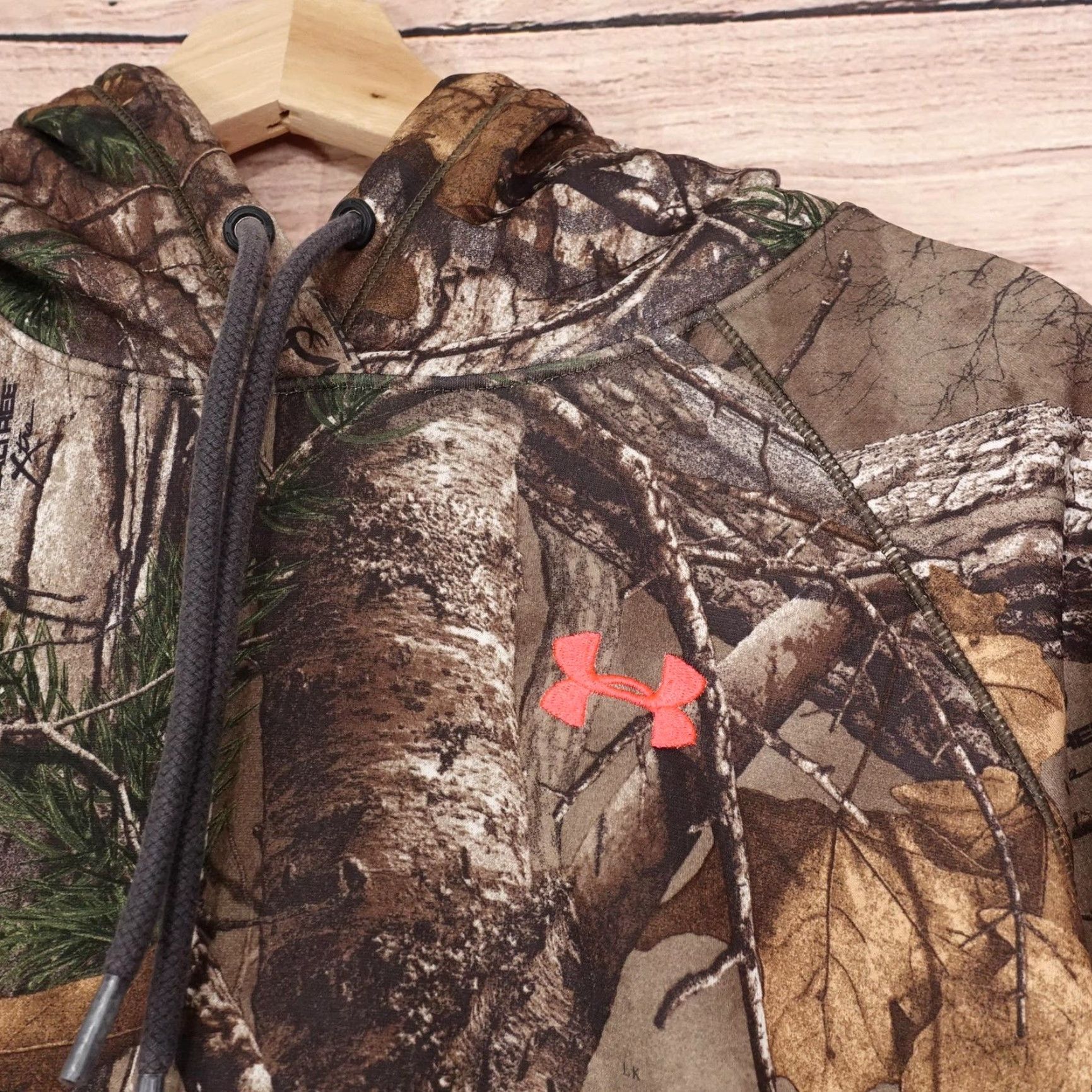 Under Armour Under Armour Hoodie Womens Small Brown Realtree Camo ColdGear Storm1 Hunting Size S / US 4 / IT 40 - 3 Thumbnail