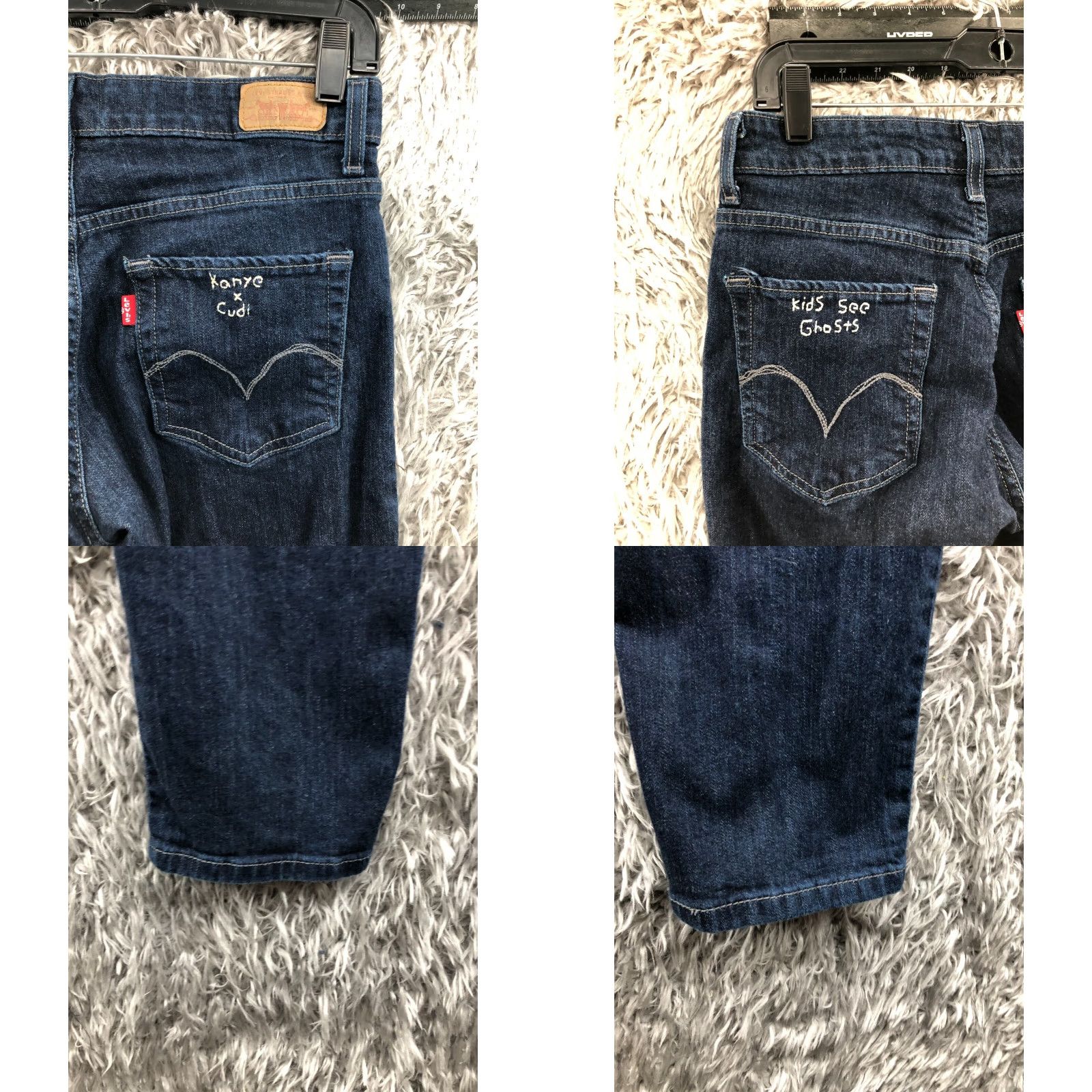 Levi's Levi's Jeans Skinny Womens Size 8 Dark Wash Blue Mid Rise 5-Pocket Denim Size 30" / US 8 / IT 44 - 8 Thumbnail