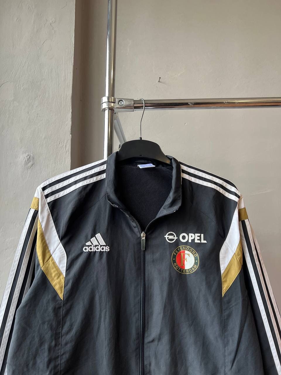 Adidas 2014/15 FEYENOORD ROTTERDAM OPEL TRACK SOCCER FOOTBALLJACKET Size US L / EU 52-54 / 3 - 3 Thumbnail