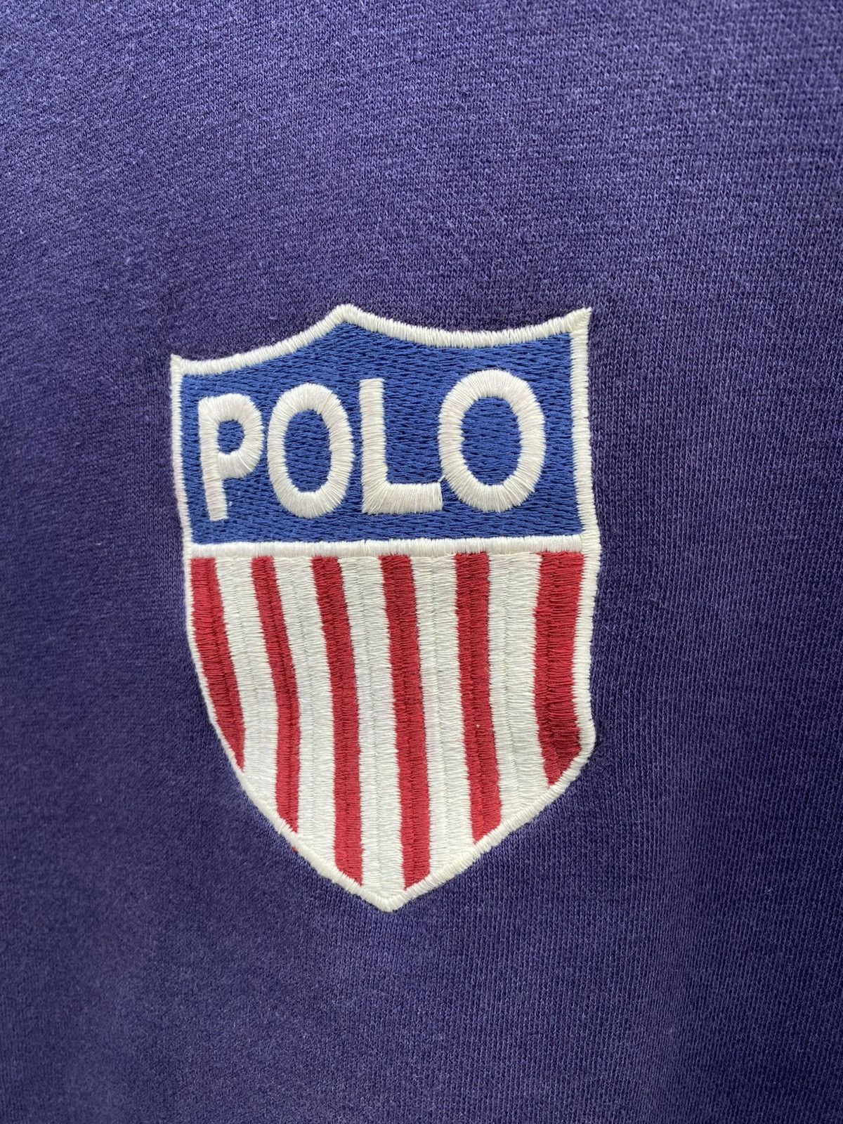 Polo Ralph Lauren OG 90s POLO RALPH LAUREN “K-Swiss” Center Logo Hoodie Size US L / EU 52-54 / 3 - 5 Thumbnail