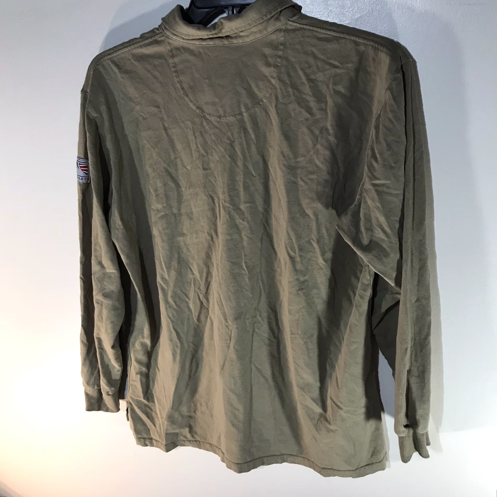Vintage VINTAGE Tyndale USA Flame Resistant Polo Shirt Men Large Beige Casual Workwear 100% Cotton Size US L / EU 52-54 / 3 - 5 Thumbnail