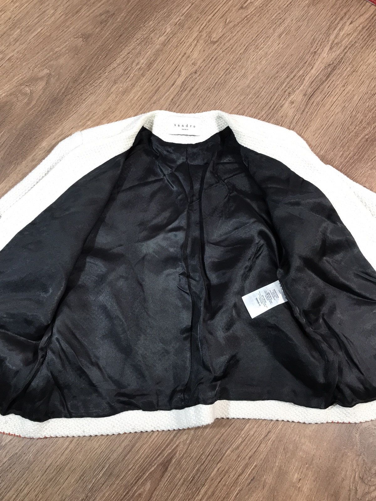 Sandro × Vintage Sandro Paris Jacket Size S / US 4 / IT 40 - 13 Thumbnail