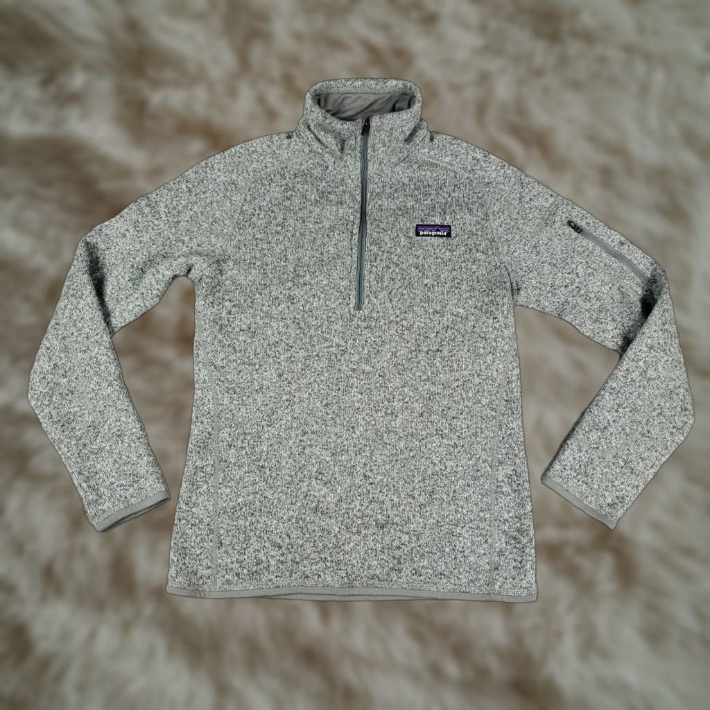 Patagonia Patagonia Sweater Womens M Gray 1/4 Zip Pullover Size M / US 6-8 / IT 42-44 - 1 Thumbnail