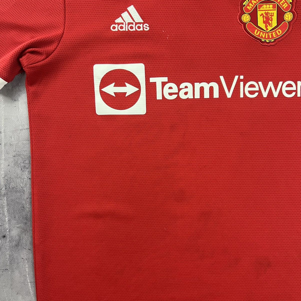 Other Rare! Ronaldo 7 Adidas Manchester United Soccer Jersey Size US S / EU 44-46 / 1 - 9 Thumbnail