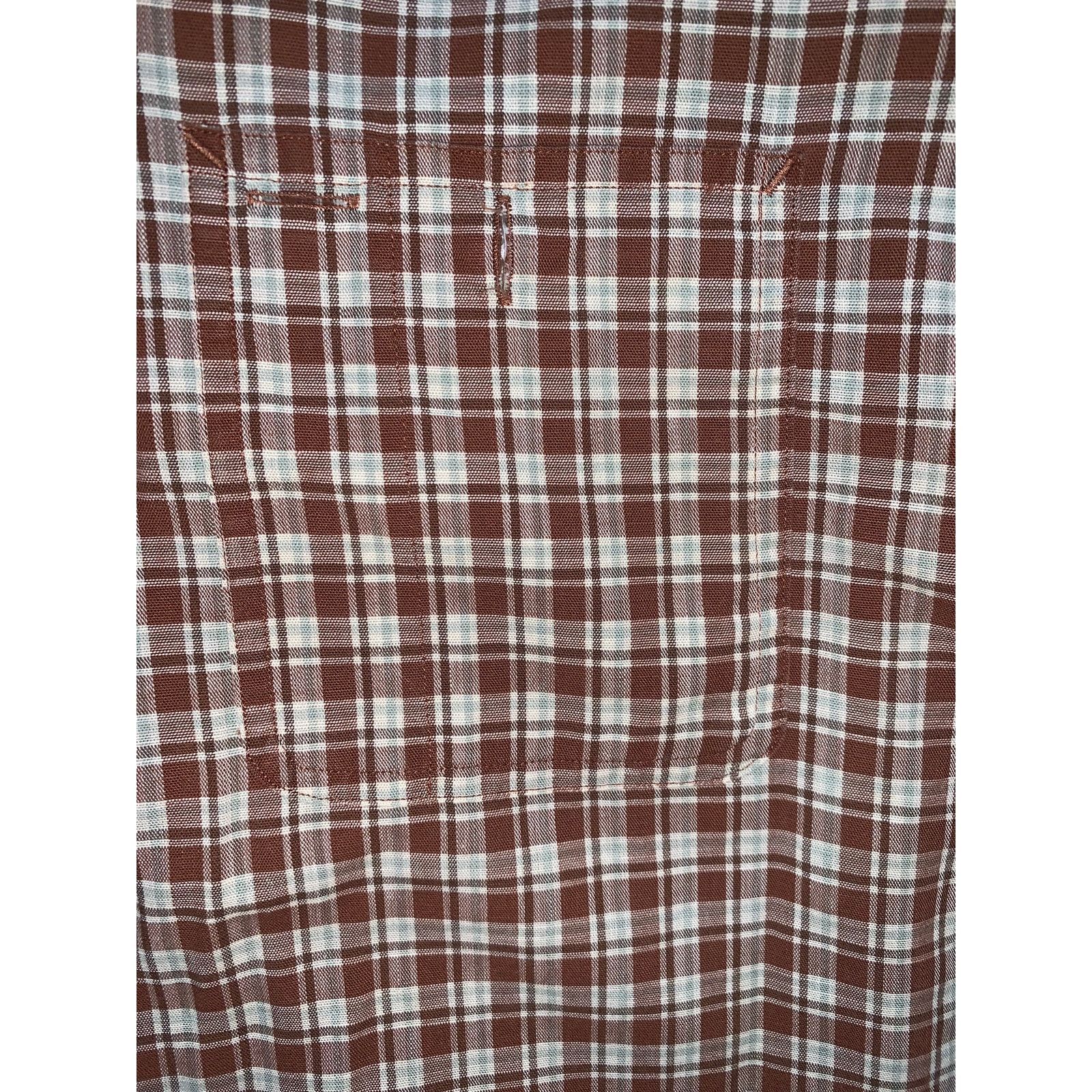 Polo Ralph Lauren Vintage Polo Ralph Lauren Brown Check Shirt XL Button Down Size US XL / EU 56 / 4 - 5 Thumbnail