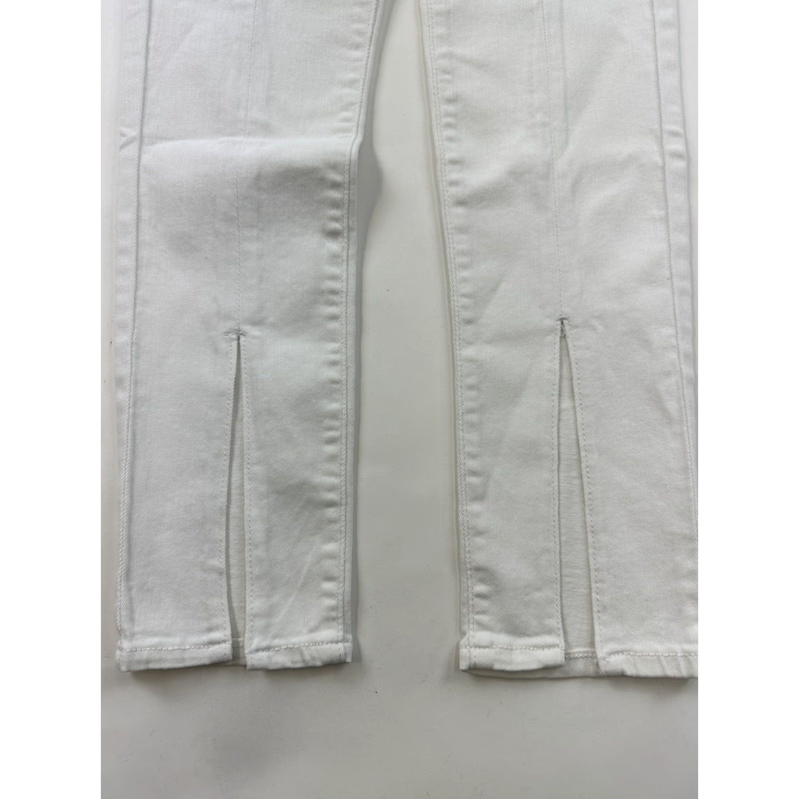 Gap Gap Jeans Womens 25 White True Skinny Ankle Slits NWT Size 42" / US 20 - 2 Thumbnail