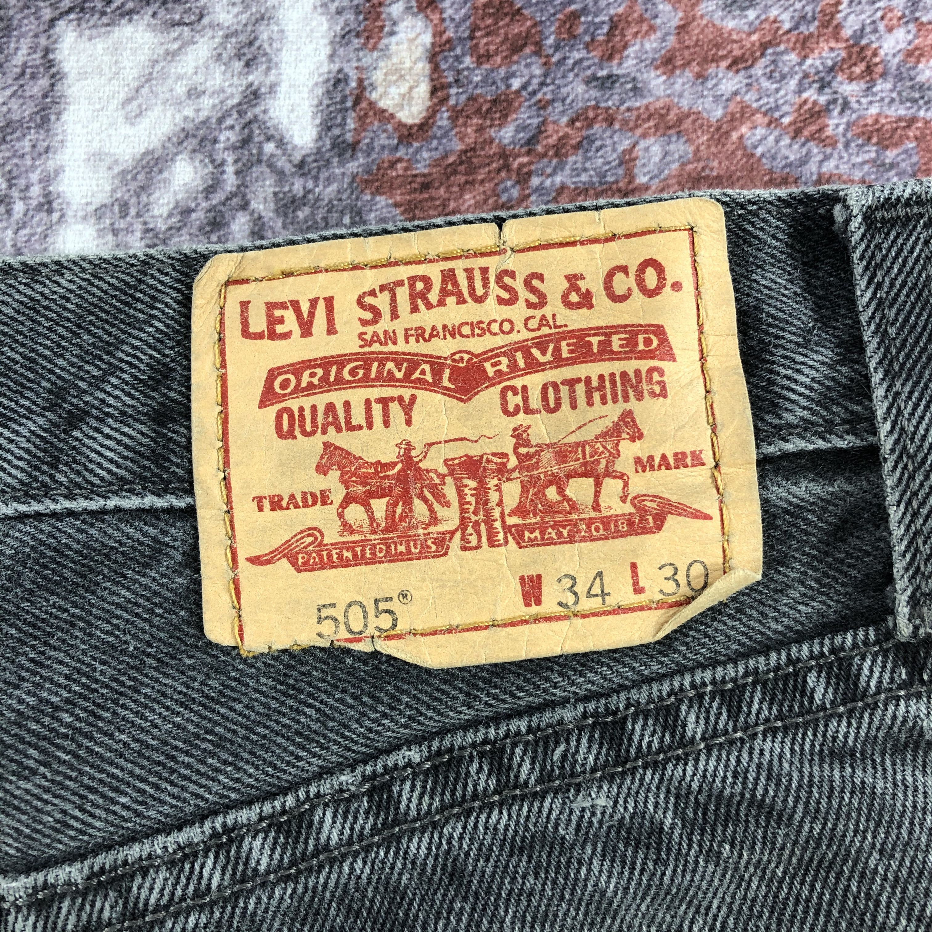 Levi's × Vintage Vintage Levis 505 Earth Tone Jeans-JM2506 Size US 35 - 7 Thumbnail