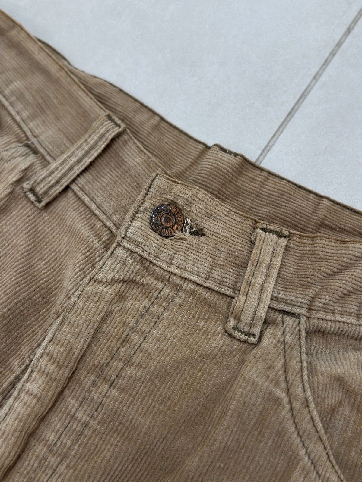 Levi's Vintage 1980s Levi's Corduroy Pants Men Brown 517 Talon Zip Size US 32 / EU 48 - 5 Thumbnail