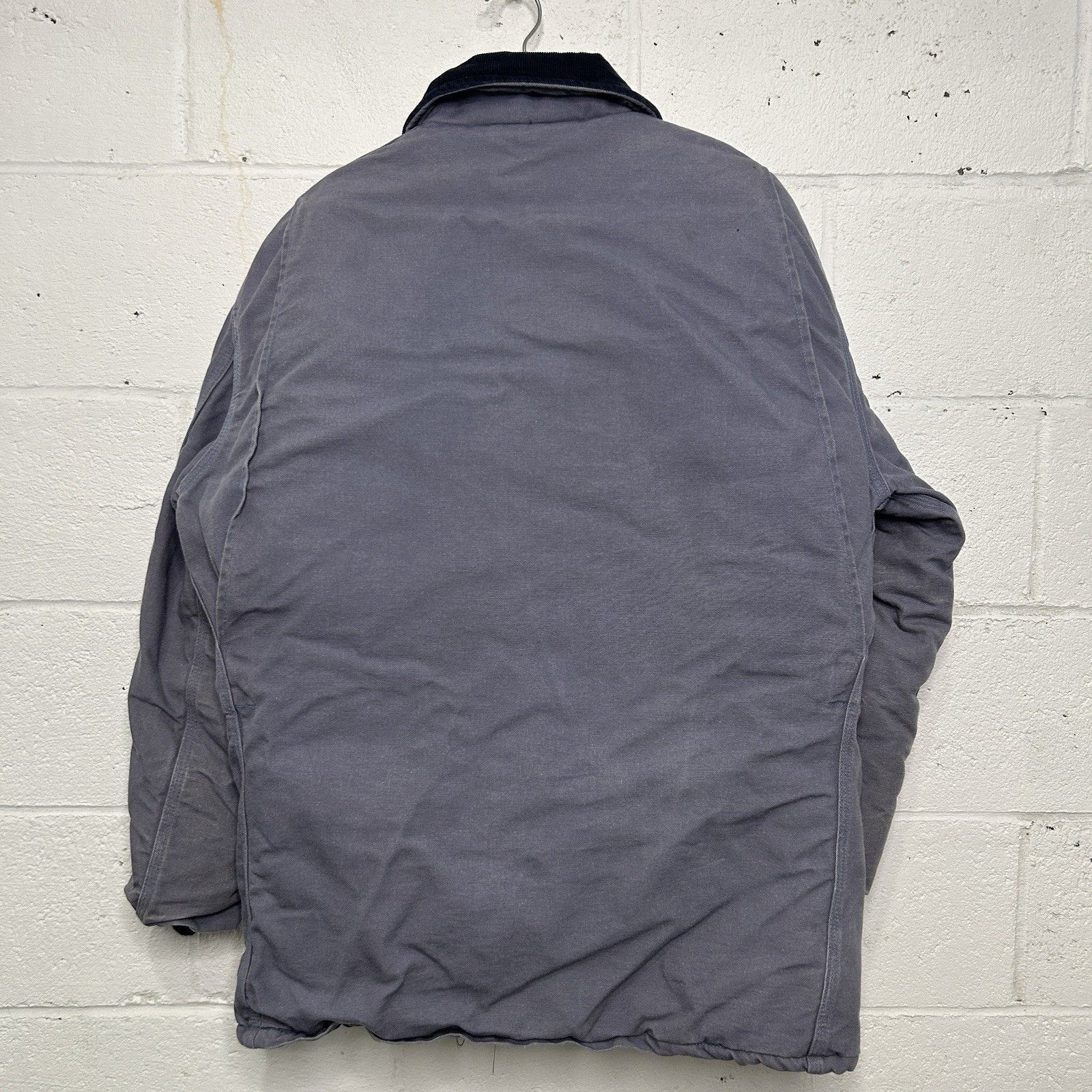 Carhartt Vintage 80s Carhartt Heavy Quilted Western Coat “Steel Blue” Size US L / EU 52-54 / 3 - 2 Thumbnail