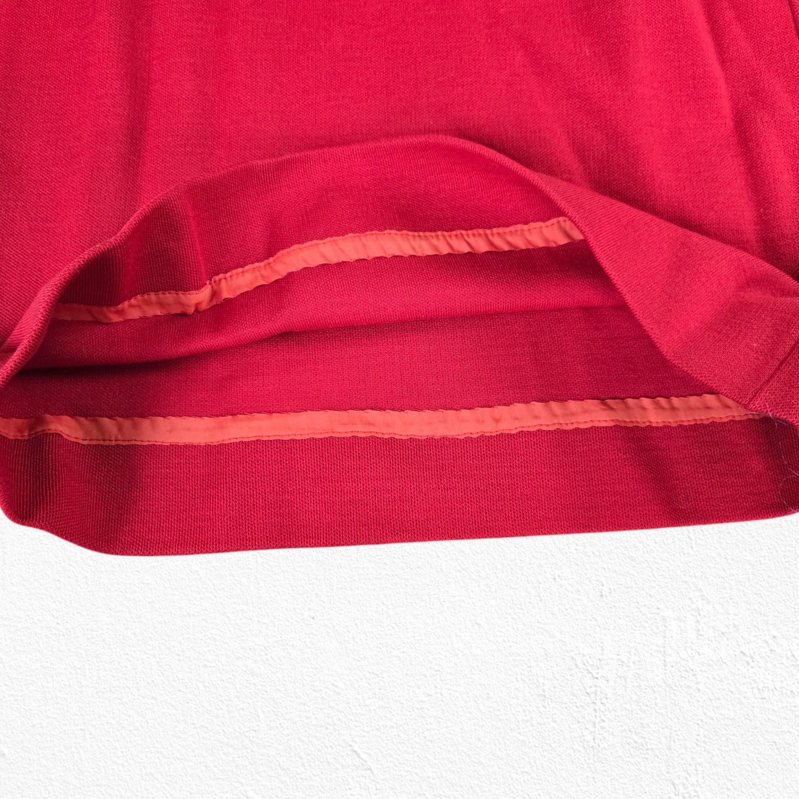 Vintage 50s Vintage Red Double Breasted Blazer Skirt Wool Set Size 2 Size XS / US 0-2 / IT 36-38 - 14 Thumbnail
