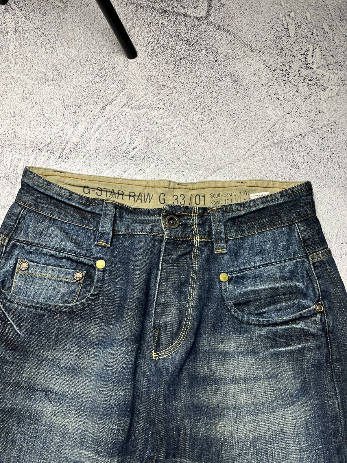 G-Star Vintage G Star Raw Denim Knee Avant Garde Pants / Jeans Rare Size US 34 / EU 50 - 15 Thumbnail
