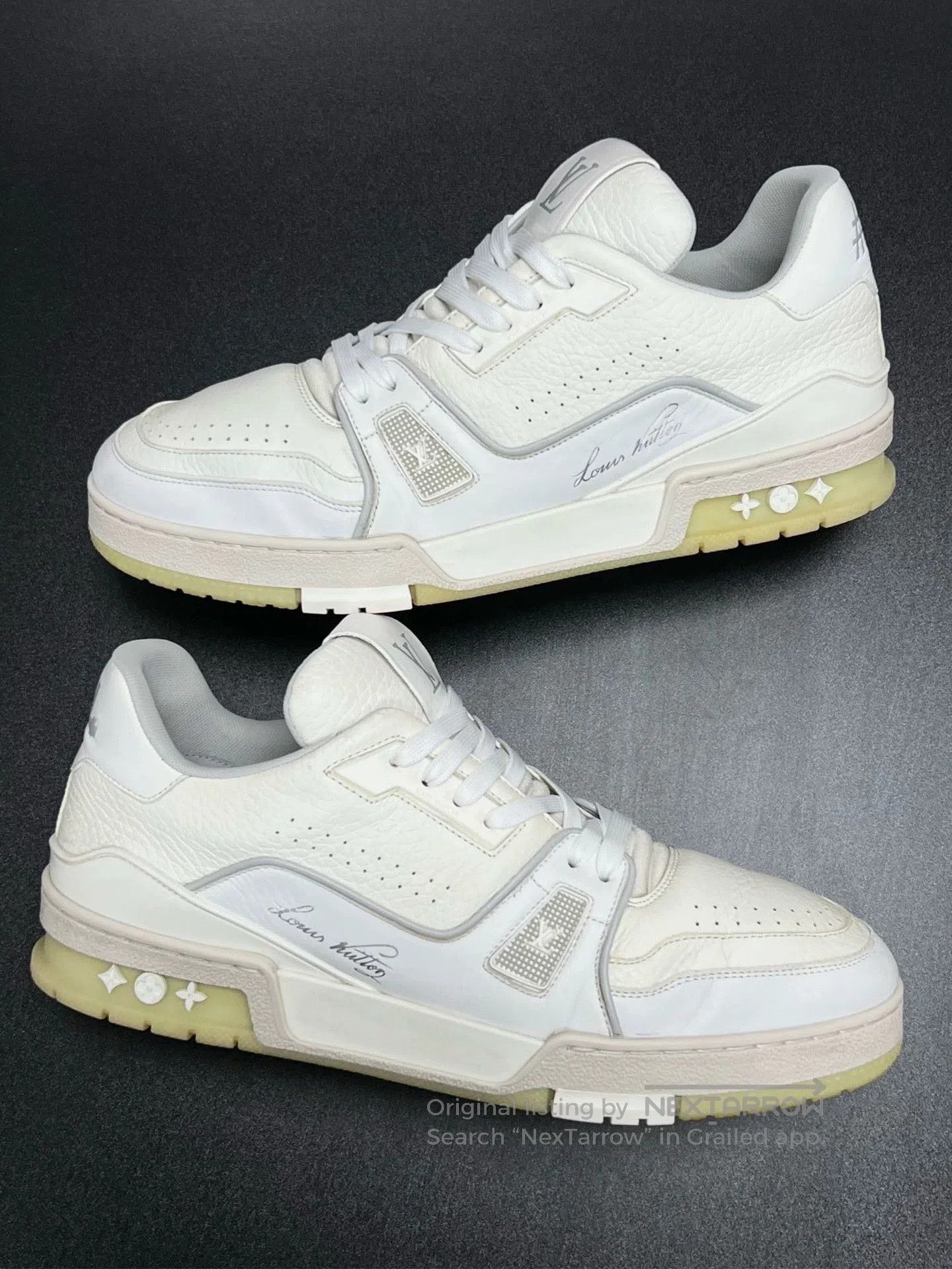 Louis Vuitton lv trainer white cement sneakers uk size 8. Size US 9 / EU 42 - 5 Thumbnail