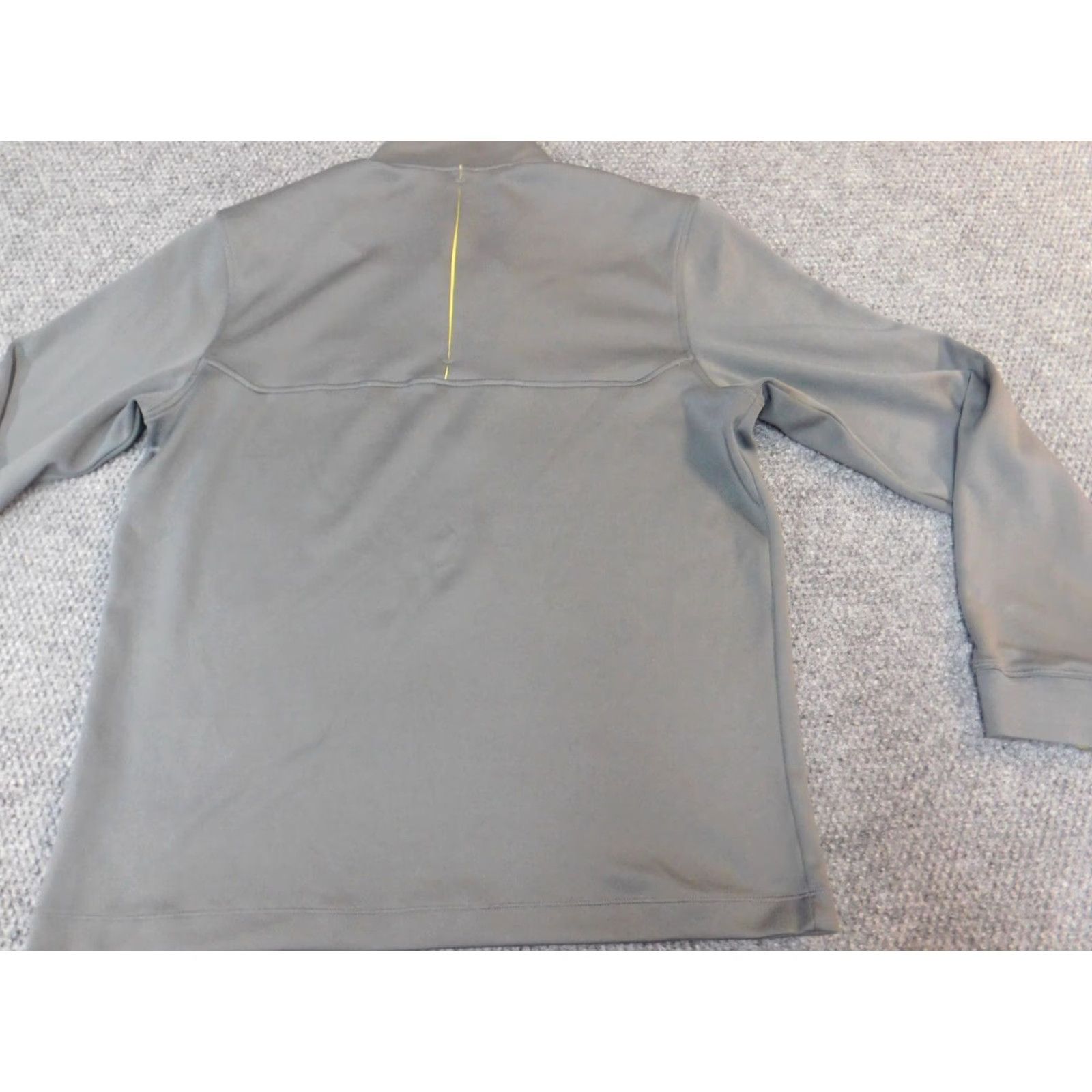 Nike Nike Mens Sweatshirt Golf Dri Fit Gray Pullover Long Sleeve 1/4 Zip Mock Neck L Regular Sport Sports Size US L / EU 52-54 / 3 - 7 Thumbnail