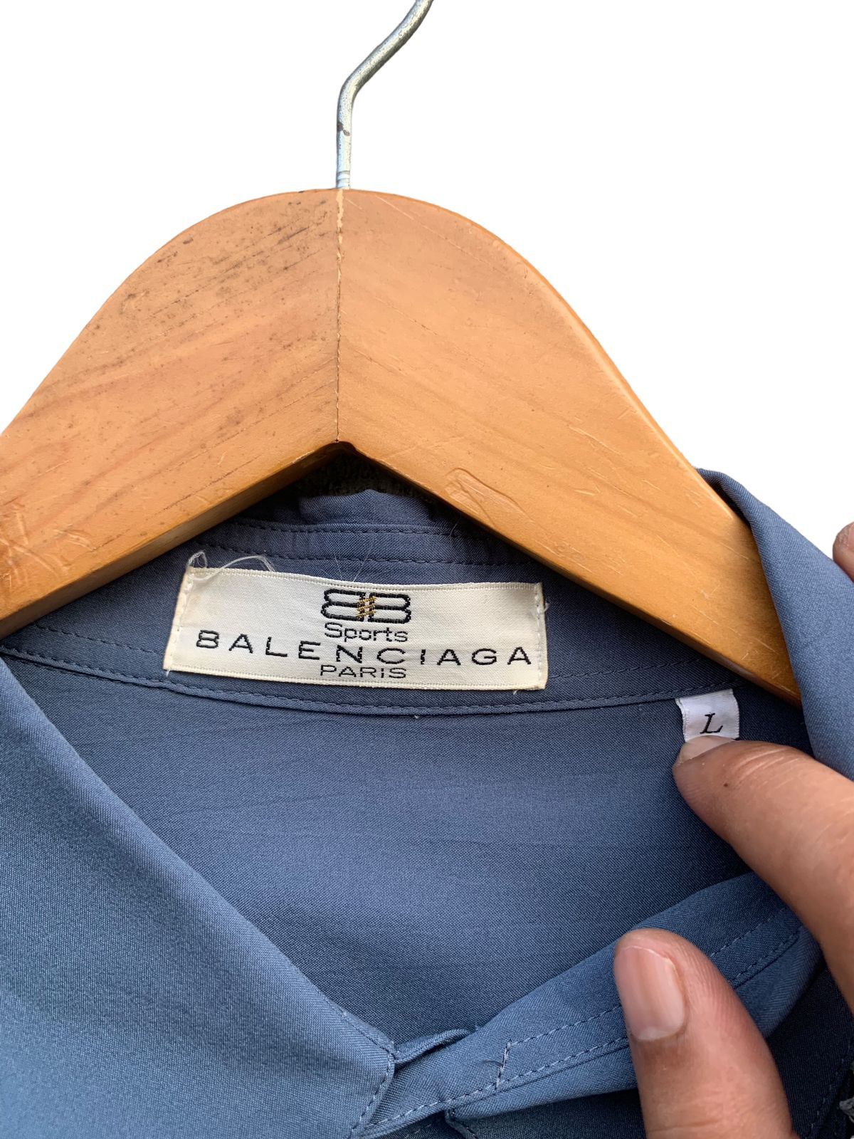 Balenciaga 🔥LastDrop Balenciaga hiden button embroidered silk shirt Size US L / EU 52-54 / 3 - 11 Thumbnail
