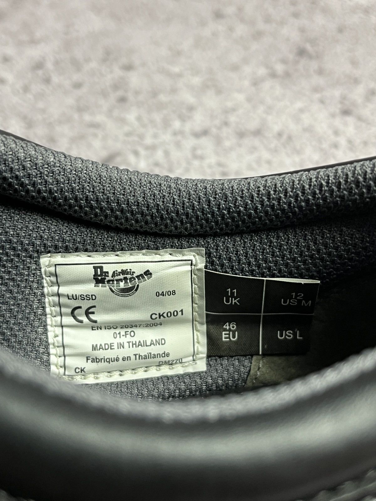 Dr. Martens Dr. Martens London Underground Black Leather Shoes Size US 12 / EU 45 - 8 Thumbnail