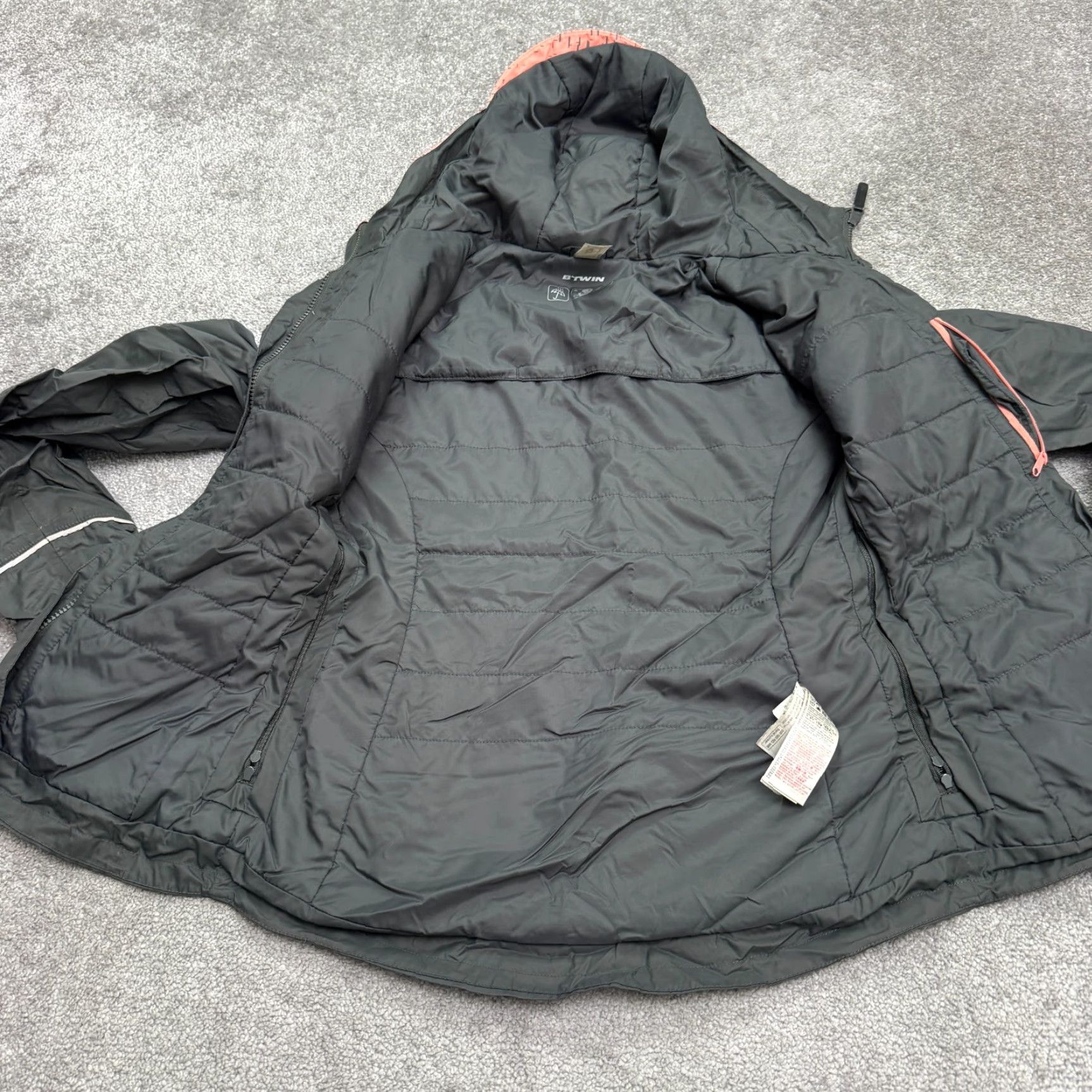 Vintage DECATHLON BTWIN City 900 W Tiki Hoodie Windbreaker Jacket Women Small Gray Pink Size S / US 4 / IT 40 - 6 Thumbnail