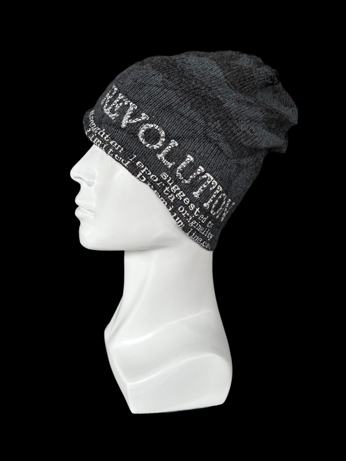 14th Addiction × Hysteric Glamour × Japanese Brand ☠️ Punk Bondage Style Beanie Hats ☠️ Size ONE SIZE - 1 Thumbnail