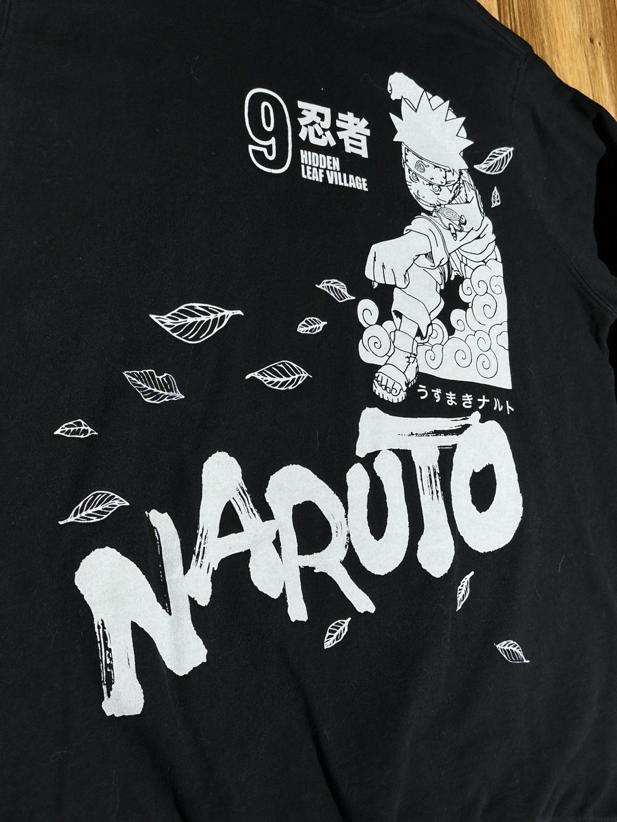 Other Vint 02 Naruto BlackHoodie with White print front and back Size US M / EU 48-50 / 2 - 3 Thumbnail