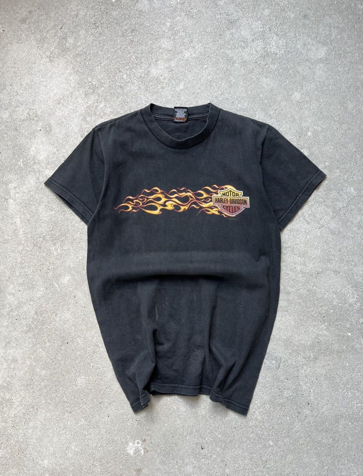 Harley Davidson Vintage 2000 Distressed Harley Davidson T-Shirt Size US S / EU 44-46 / 1 - 1 Thumbnail