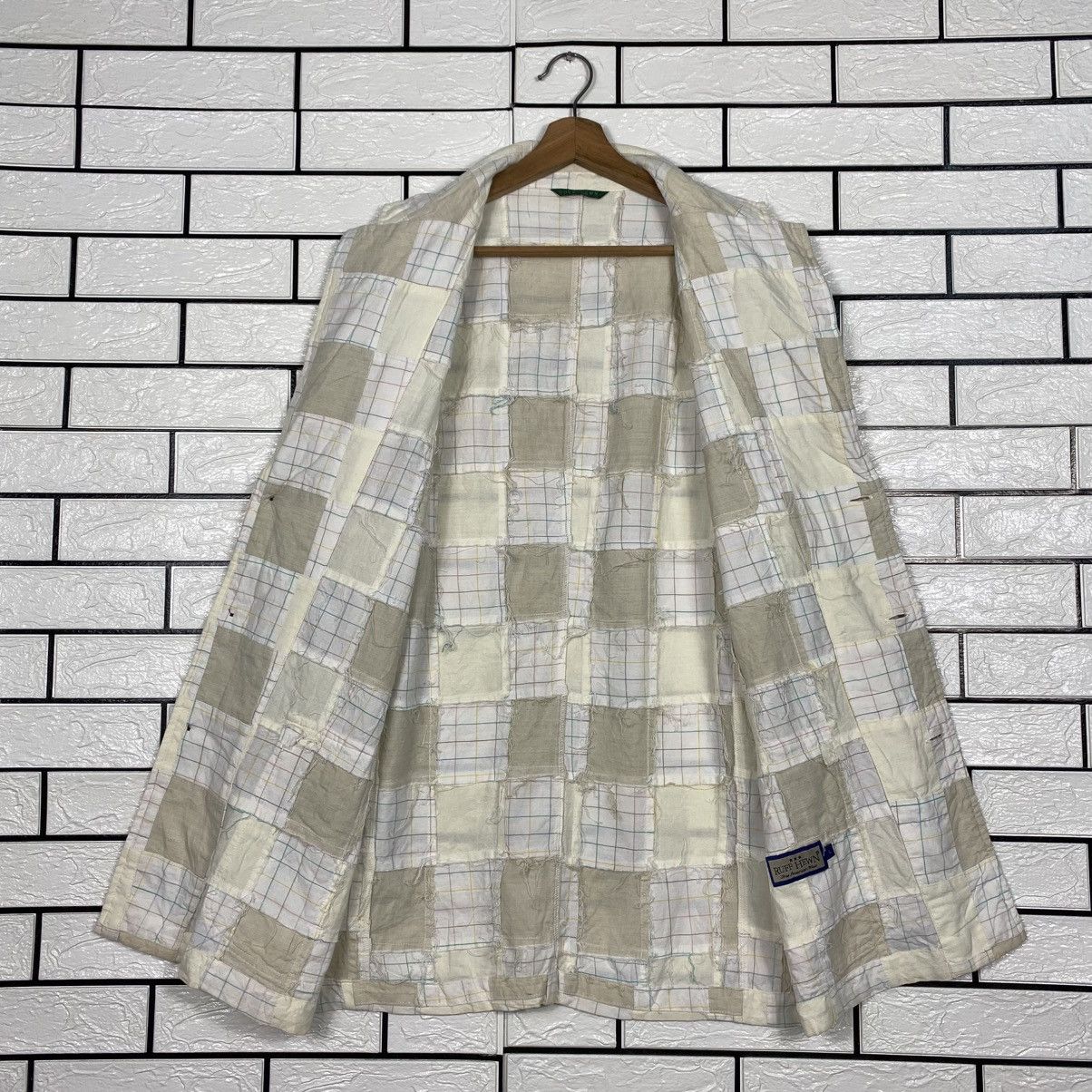 Japanese Brand 📌Vintage Chore Jacket RuffHewn Tartan Patchwork Issey Miyake Size US L / EU 52-54 / 3 - 14 Thumbnail