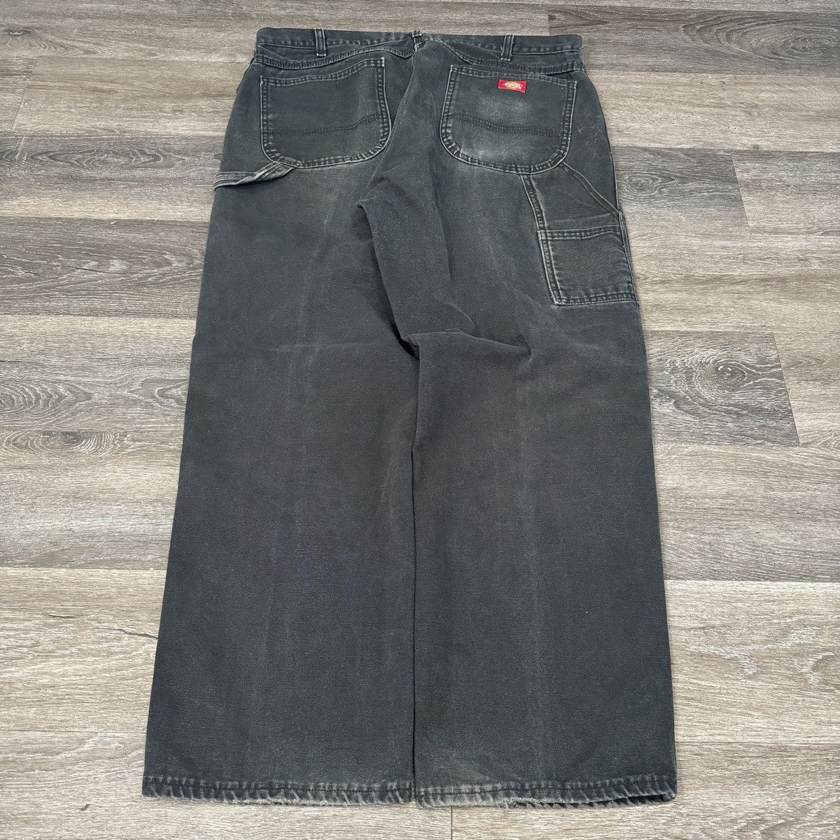 Dickies × StraightFaded × Vintage Crazy vintage Y2K dickies faded black wide leg carpenter Size US 37 - 1 Thumbnail