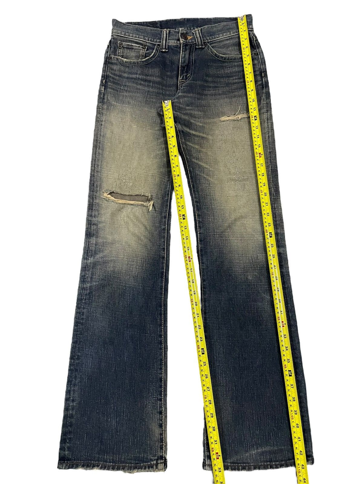 Big John Vintage Big John x GL Heart Bootcut Mud Wash Distroyed Jeans Size US 30 / EU 46 - 14 Thumbnail