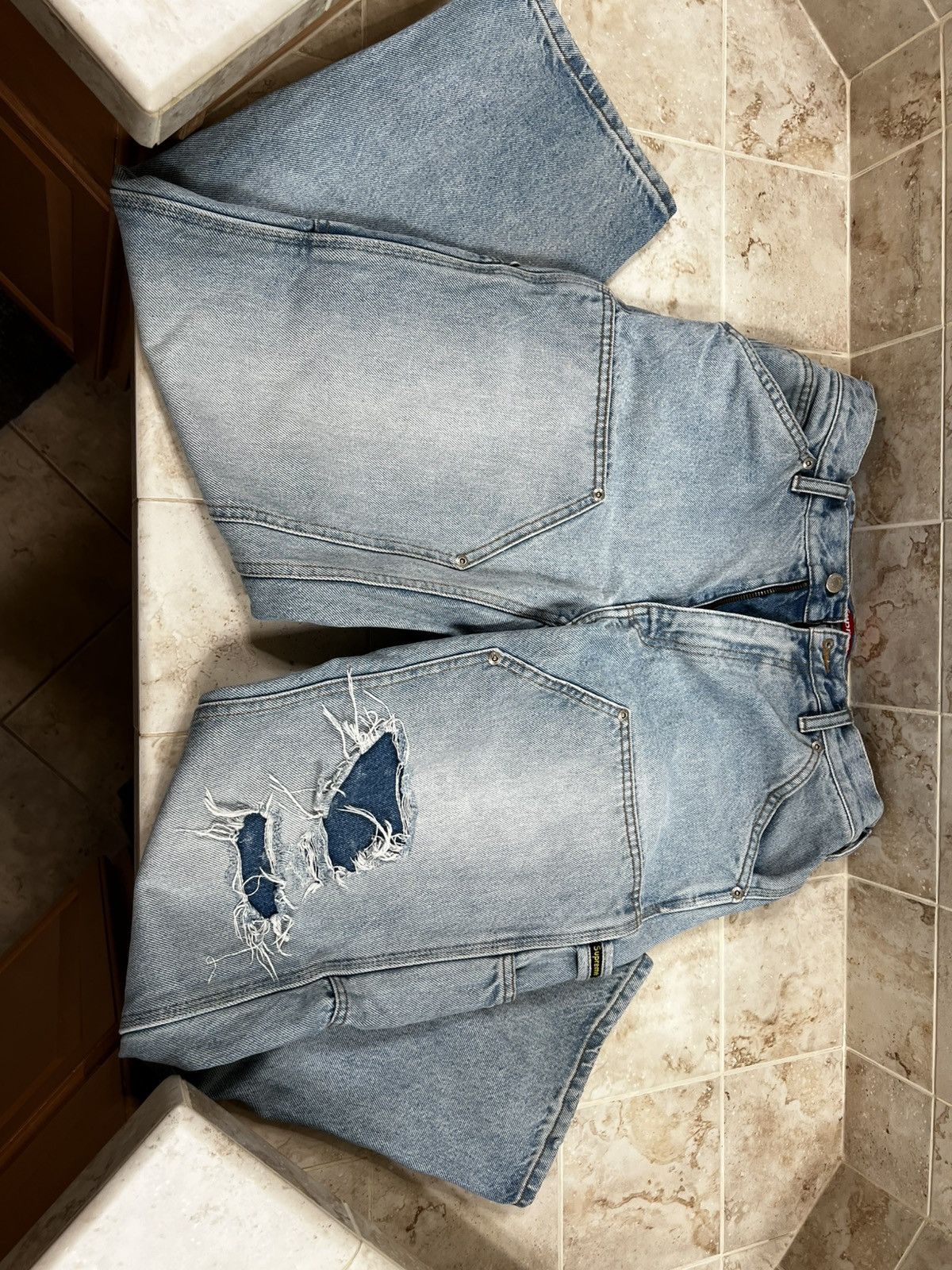 Supreme Supreme Denim Double Wall Jeans Size US 30 / EU 46 - 14 Thumbnail