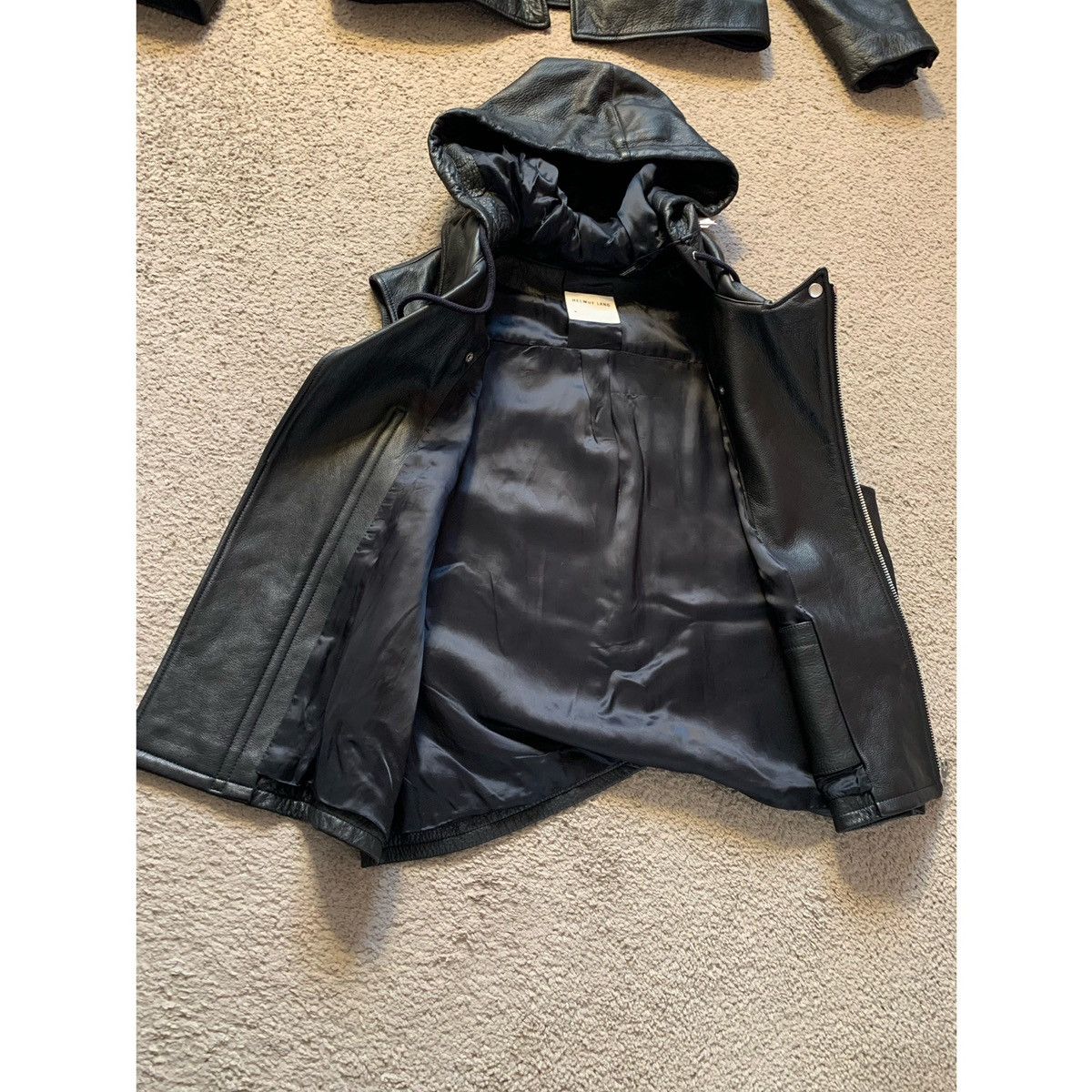 Helmut Lang HELMUT LANG BUILD OUT MOTORCYCLE LEATHER JACKET Size US L / EU 52-54 / 3 - 8 Thumbnail