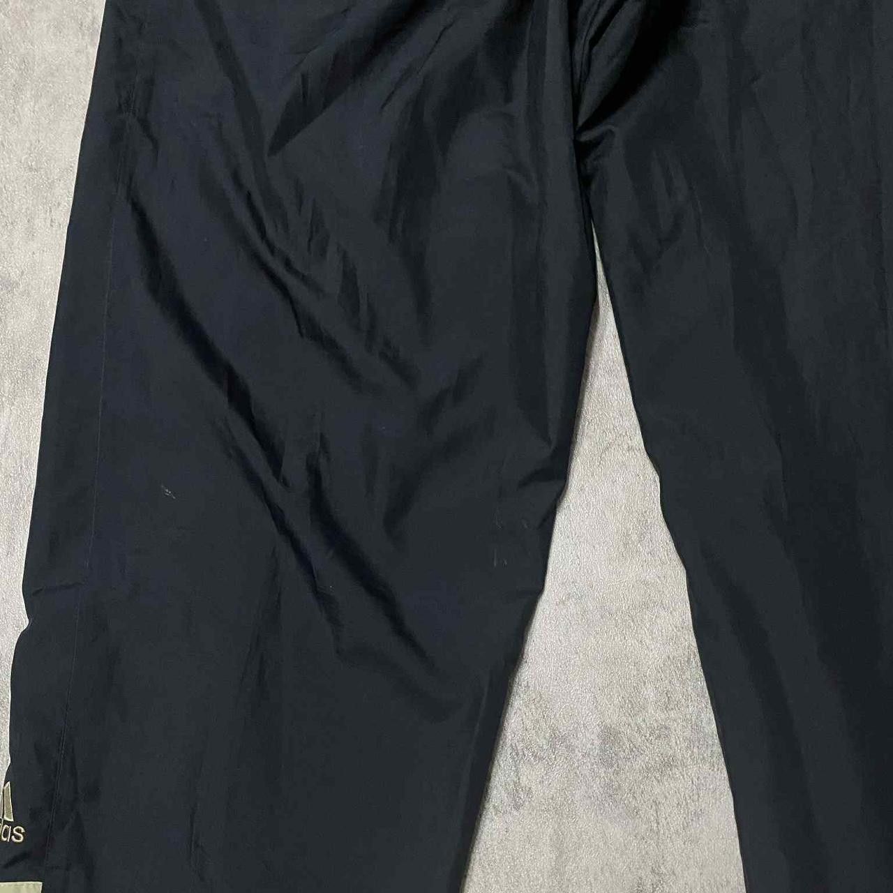 Adidas Black Adidas nylon track pants with adjustable waist Size US 34 / EU 50 - 4 Thumbnail