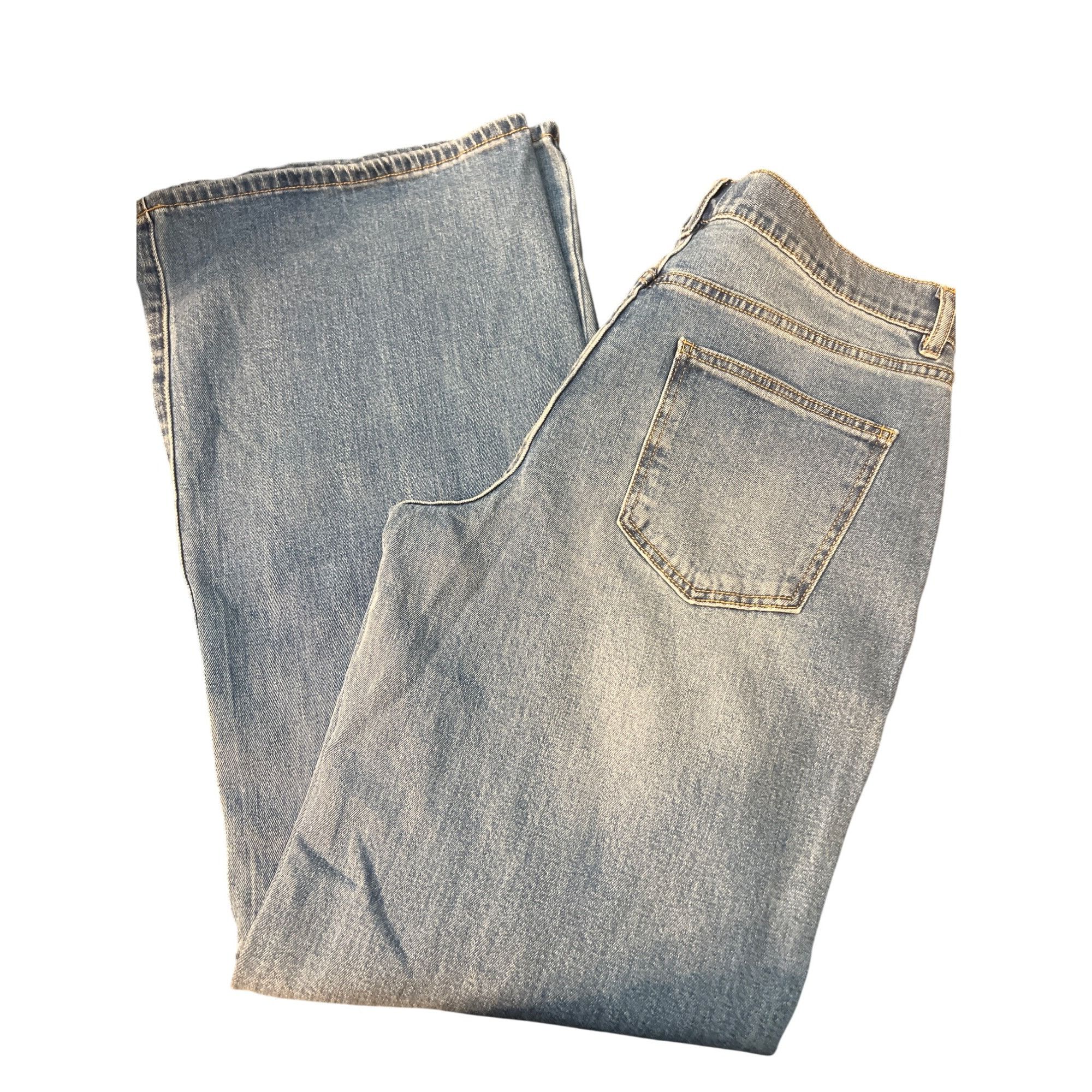 Fashion Nova Fashion Nova Down Your Block Flare Jeans Blue Denim Hole Med Size 32" / US 10 / IT 46 - 5 Thumbnail