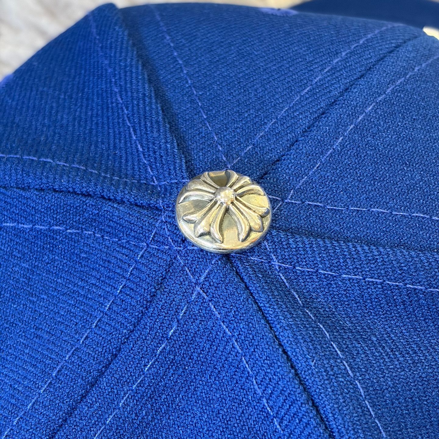 Chrome Hearts On Field Baseball Cap Royal Blue Size ONE SIZE - 6 Thumbnail