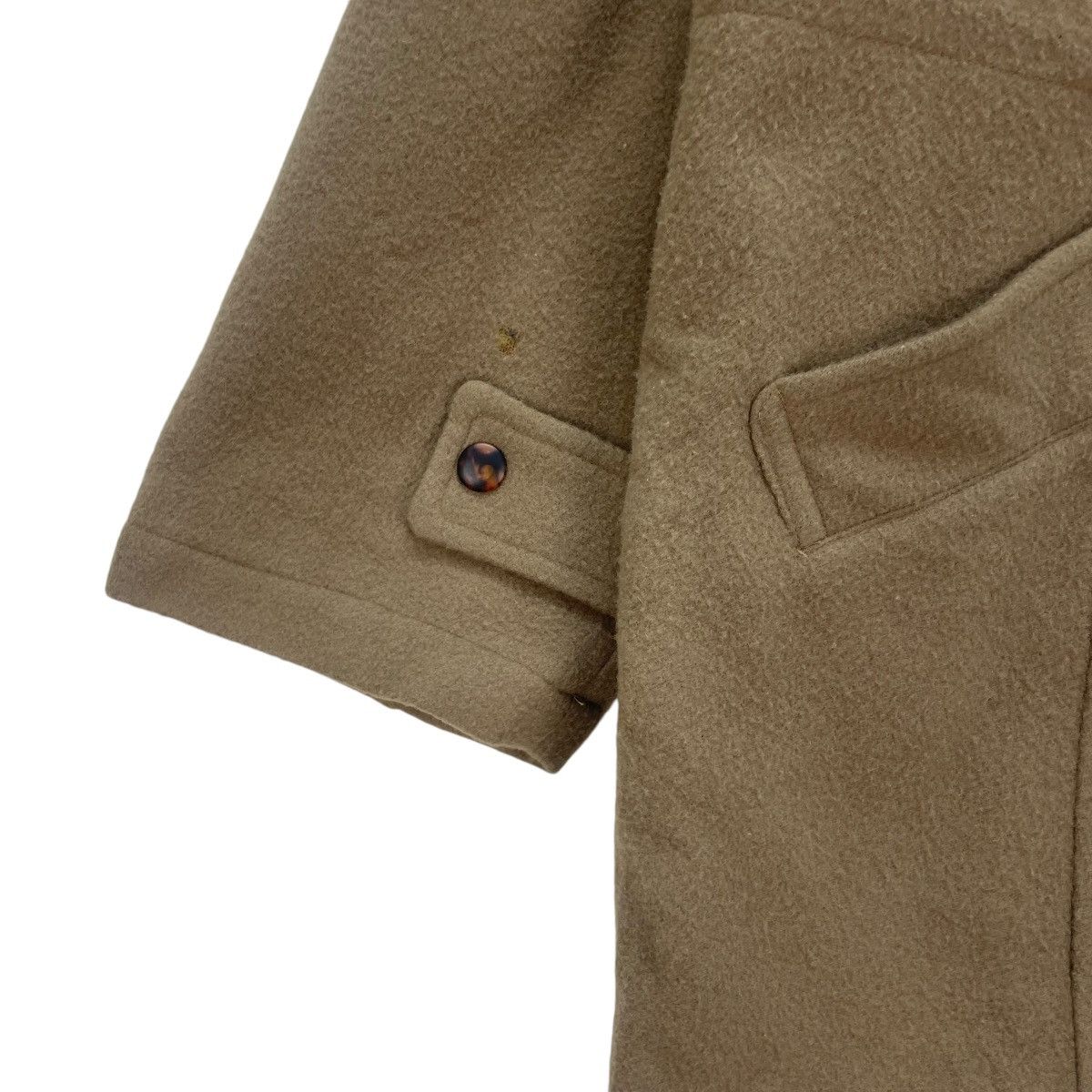 Autumn Cashmere × Designer × Lancel 💥Vintage Lancel Paris Wool Long Coat Detachable Hoodie Size US M / EU 48-50 / 2 - 4 Thumbnail