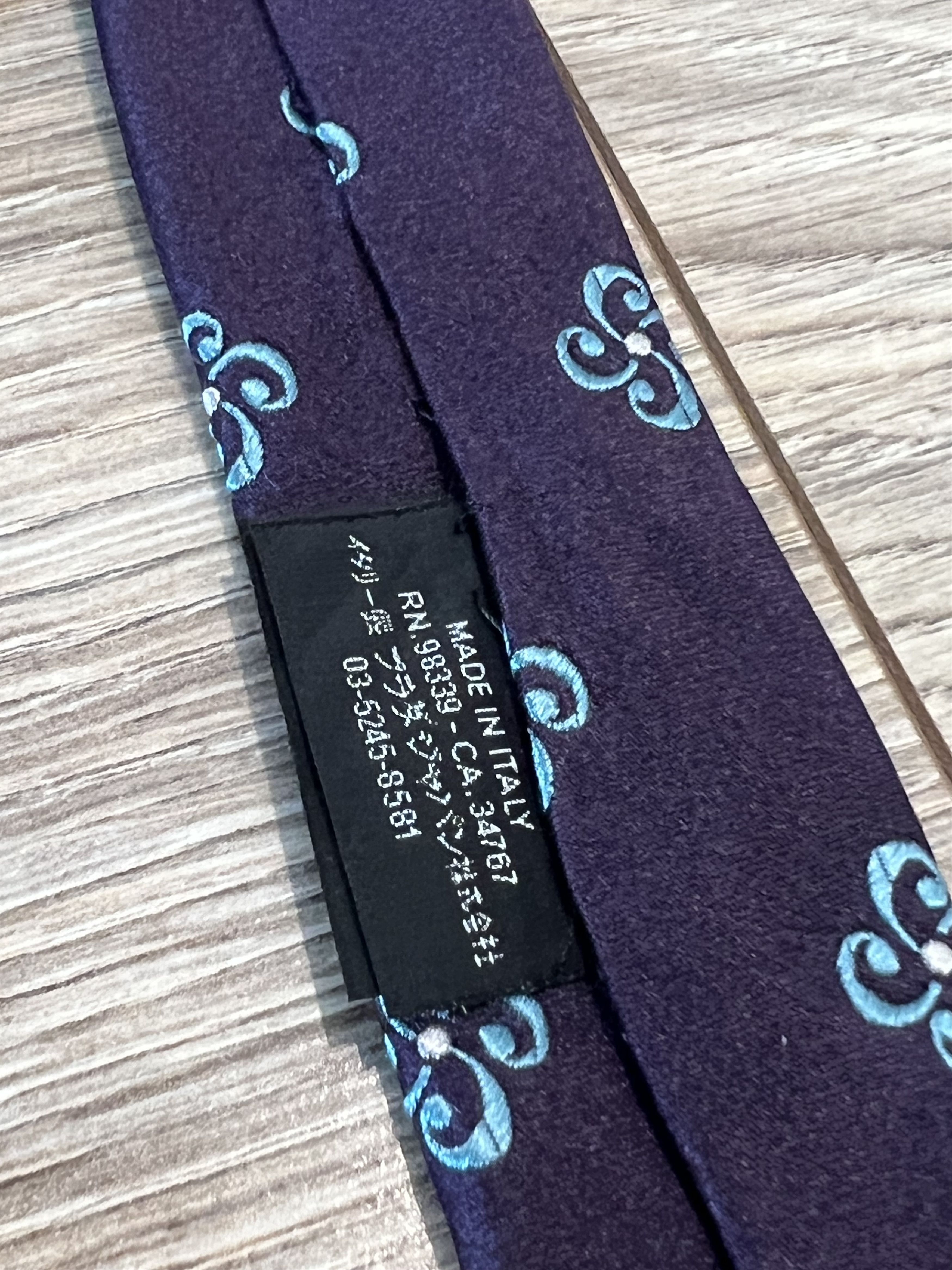 Prada Prada Milano Silk Tie Rare Size ONE SIZE - 6 Thumbnail