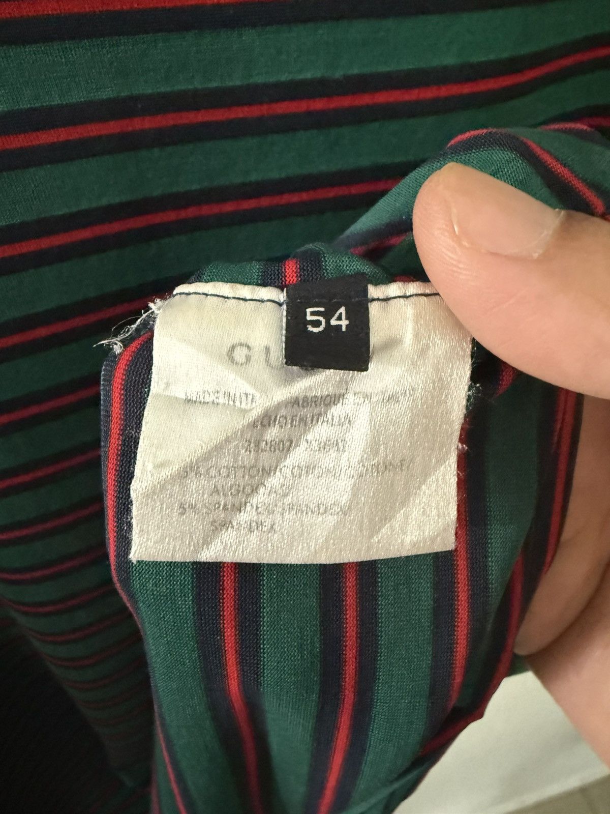 Gucci Gucci monogram logo stripe relaxed T-shirt horizontal Size US L / EU 52-54 / 3 - 8 Thumbnail