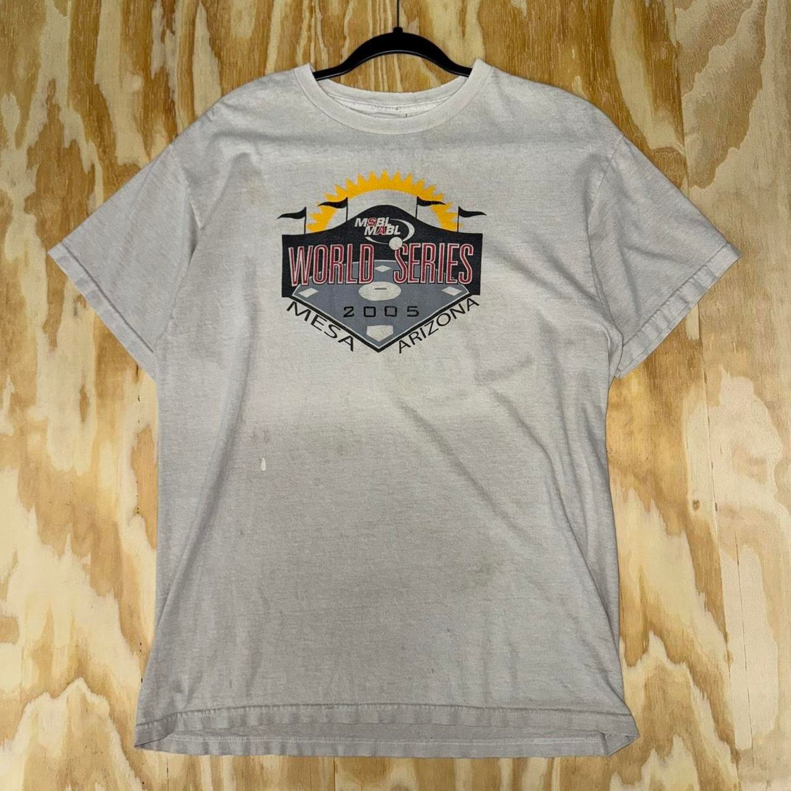 Vintage Vintage y2k world series 2005 mesa arizona baseball t-shirt Size US XL / EU 56 / 4 - 1 Thumbnail
