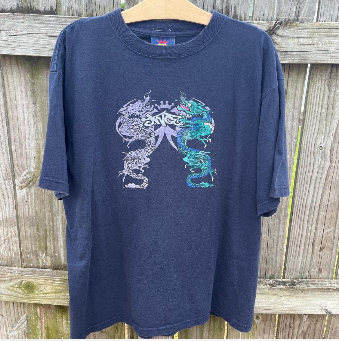 image of Vintage Jnco Tee in Navy, Men's (Size XL)