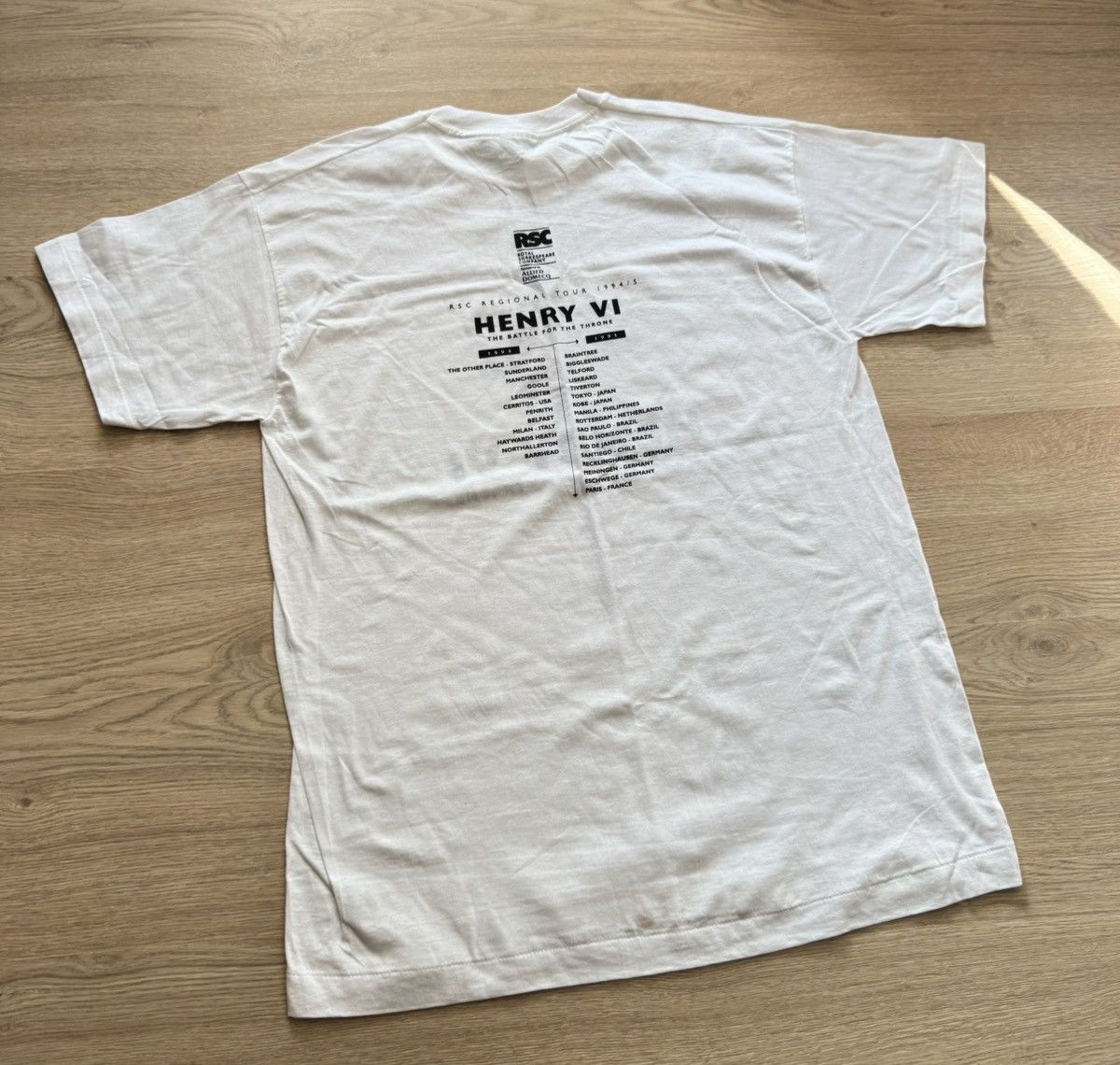 Vintage Vintage 90’s Henry VI The Battle For The Throne T-Shirt Size US XL / EU 56 / 4 - 3 Thumbnail